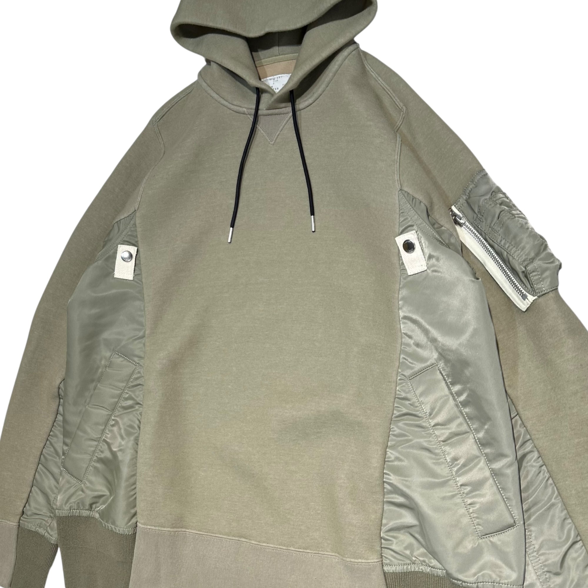 sacai(サカイ) 23AW Hybrid Parka ハイブリッド プルオーバー パーカー SCM-057 3(L) ベージュ
