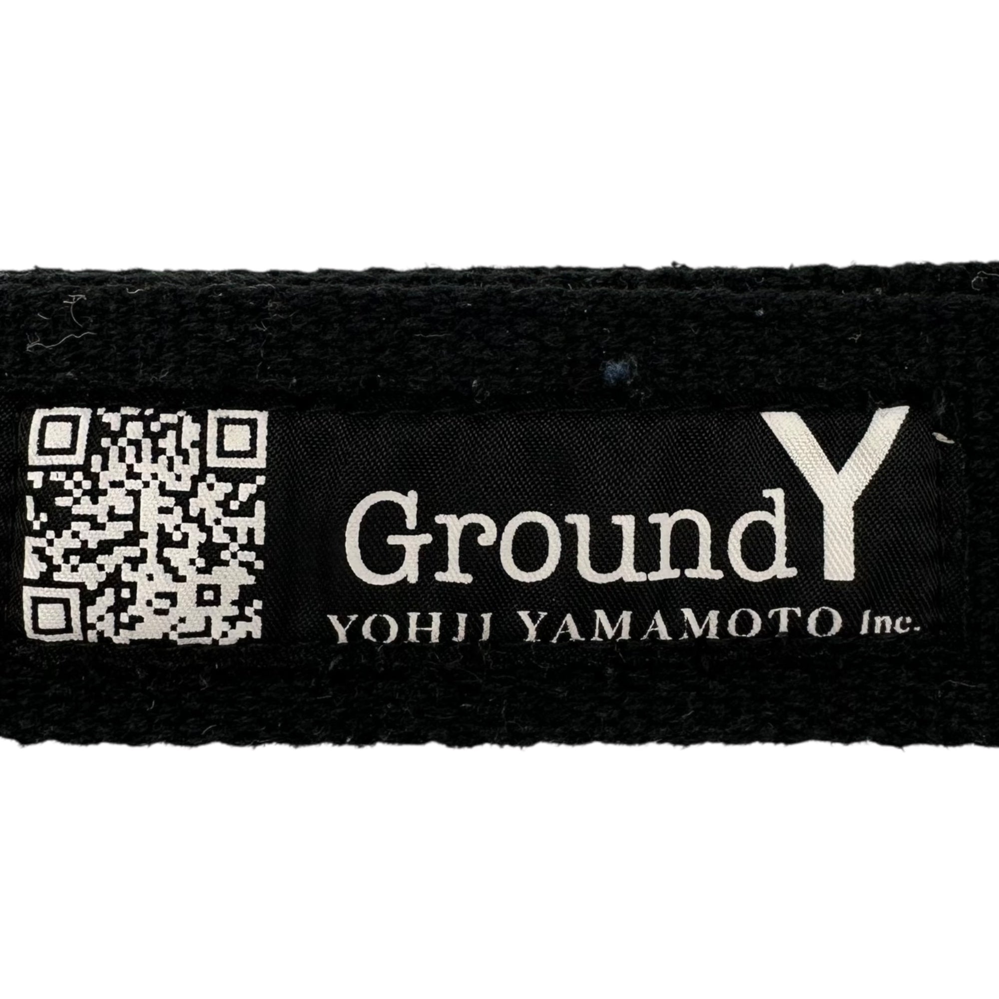 Ground Y(グラウンドワイ) 21AW Tactical Belt タクティカル ベルト ブラック コブラバックル コットン フリーサイズ