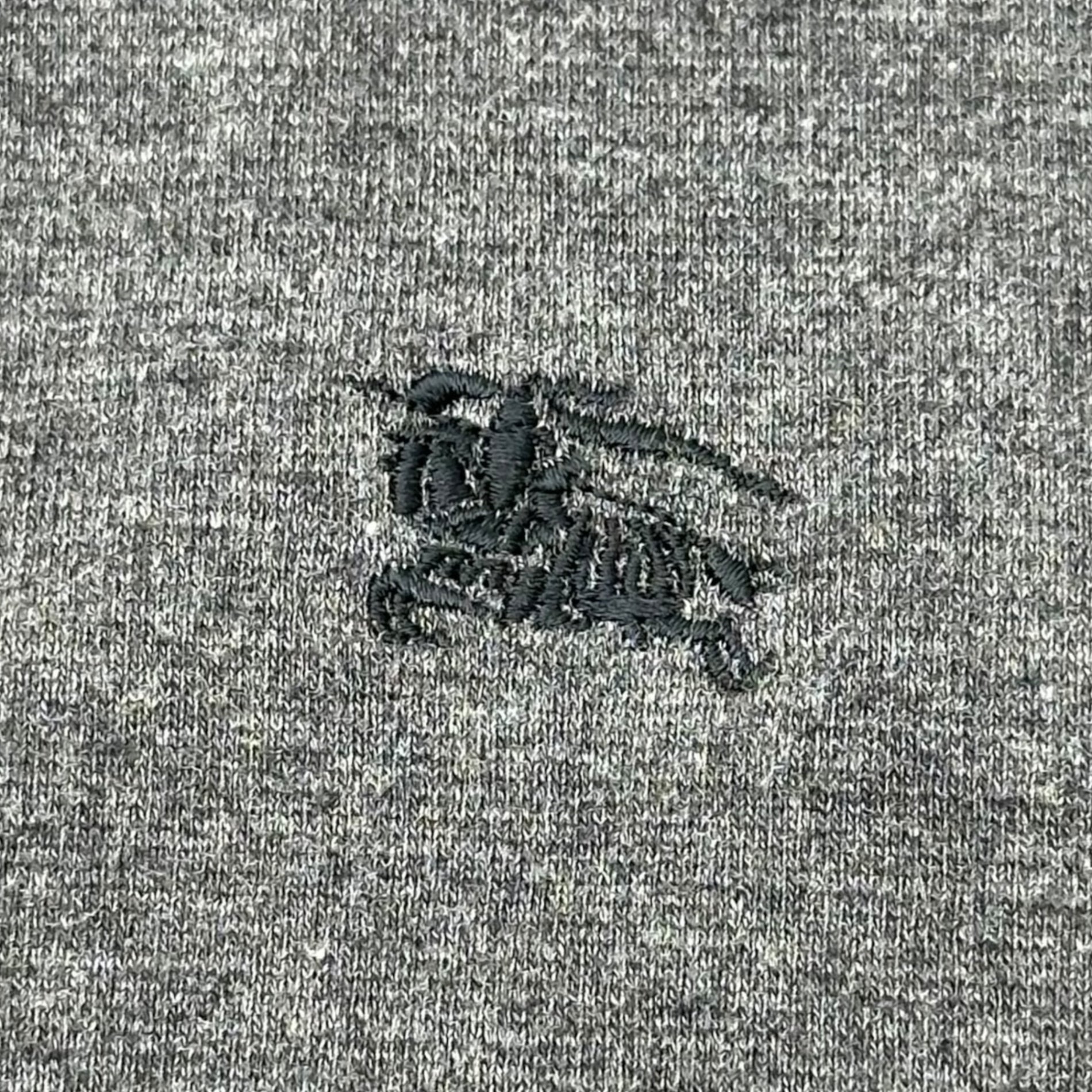 BURBERRY BLACK LABEL(バーバリーブラックレーベル) Horse Logo Embroidered Track Jacket ホース ロゴ 刺繍 トラック ジャケット BMV61-401-07 3(L程度) グレー スウェット ジャージ