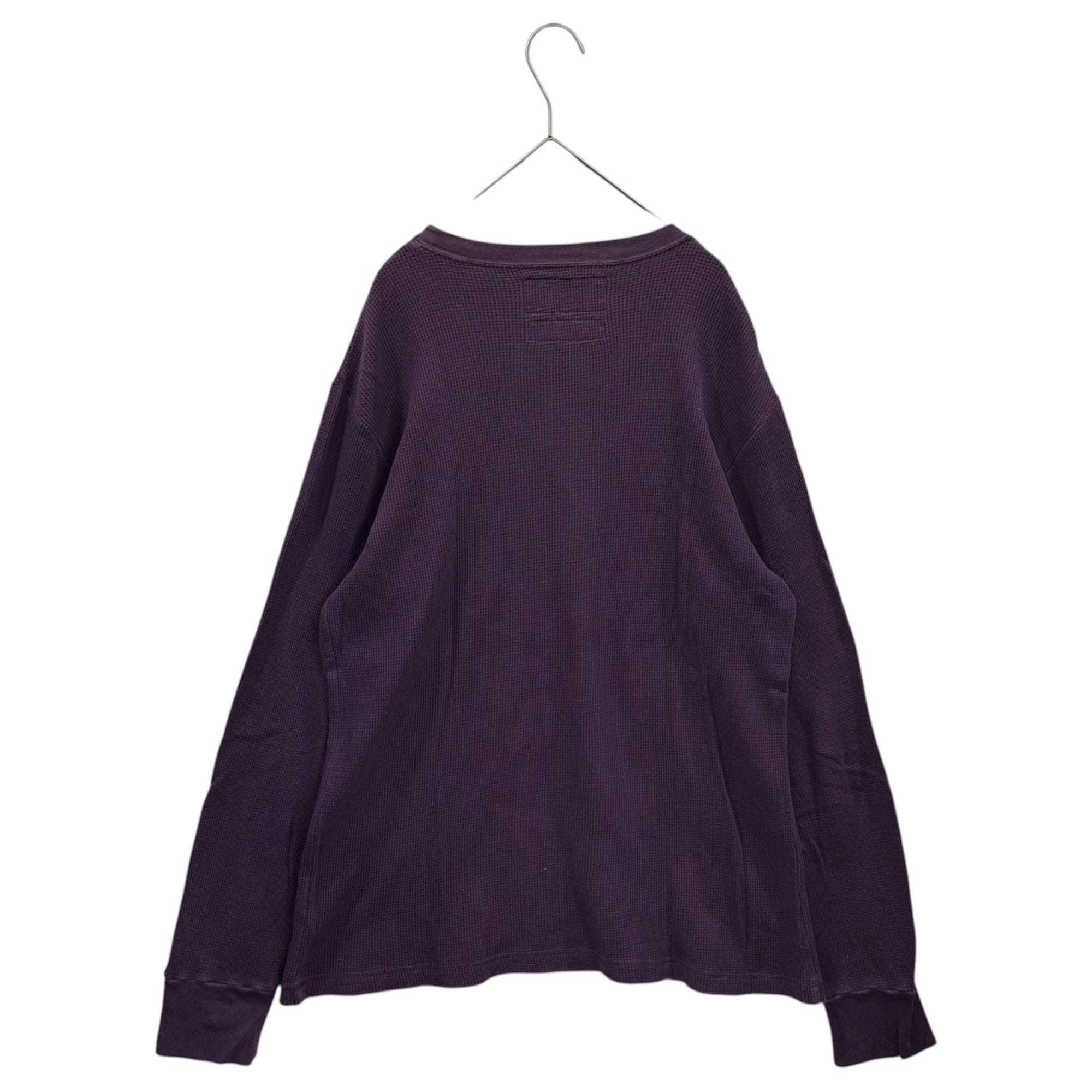 NEIGHBORHOOD(ネイバーフッド) Waff Classic Crew C-Thermal LS スカル プリント サーマル 長袖 カットソー SPNH-CS-M05 M パープル ワッフル