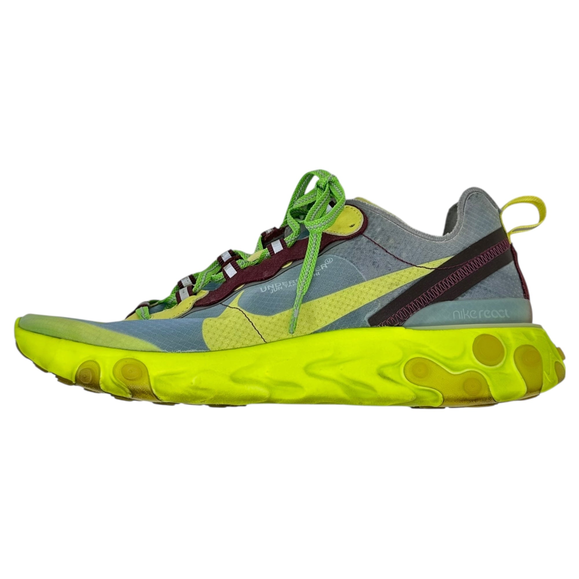 NIKE × UNDERCOVER(ナイキ × アンダーカバー) React Element 87 Blue/Yellow リアクト エレメント ブルー イエロー スニーカー BQ2718-400 26.0cm ブルー×イエロー