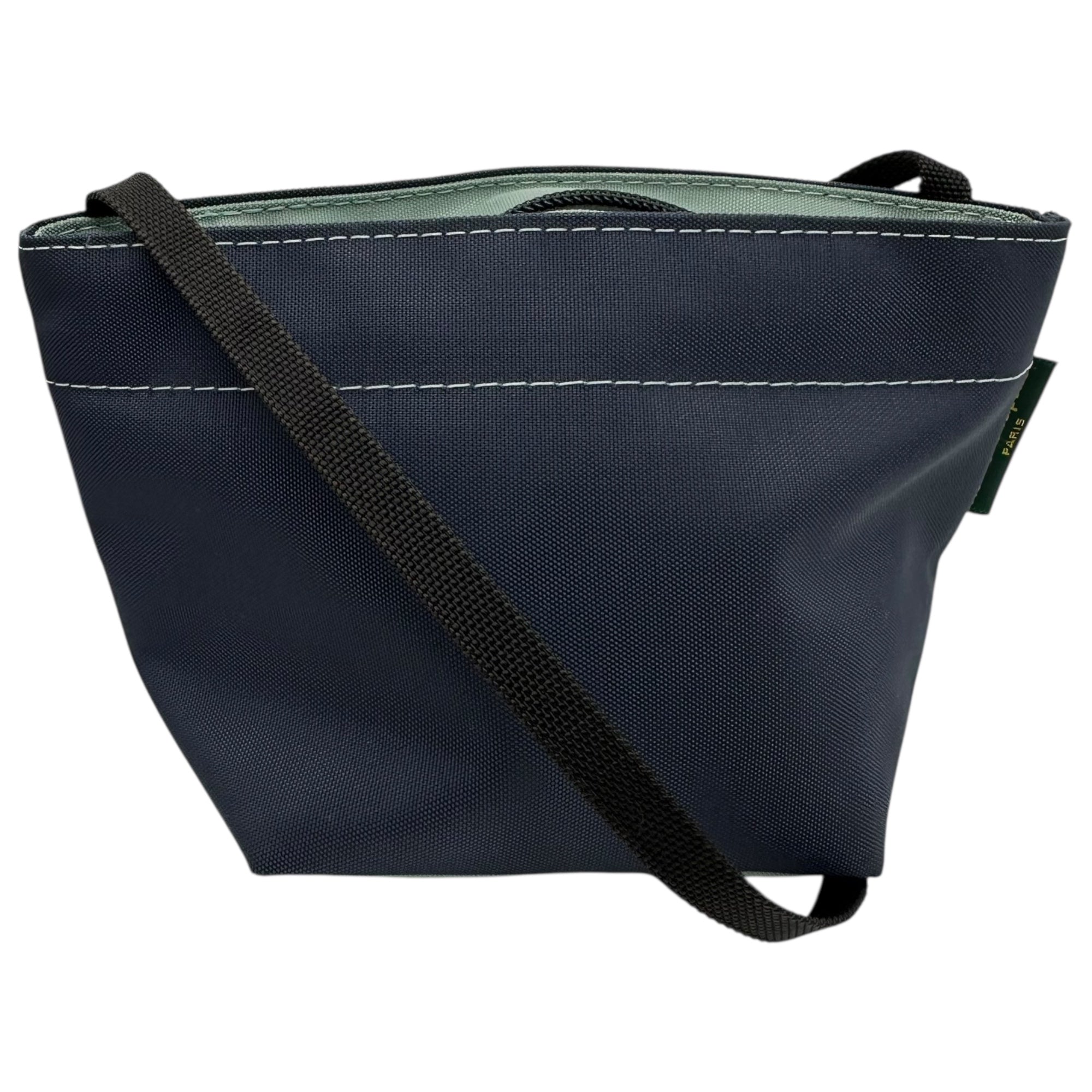 Herve Chapelier(エルベシャプリエ) Boat-shaped Shoulder Bag 舟形 ショルダー バッグ グレー