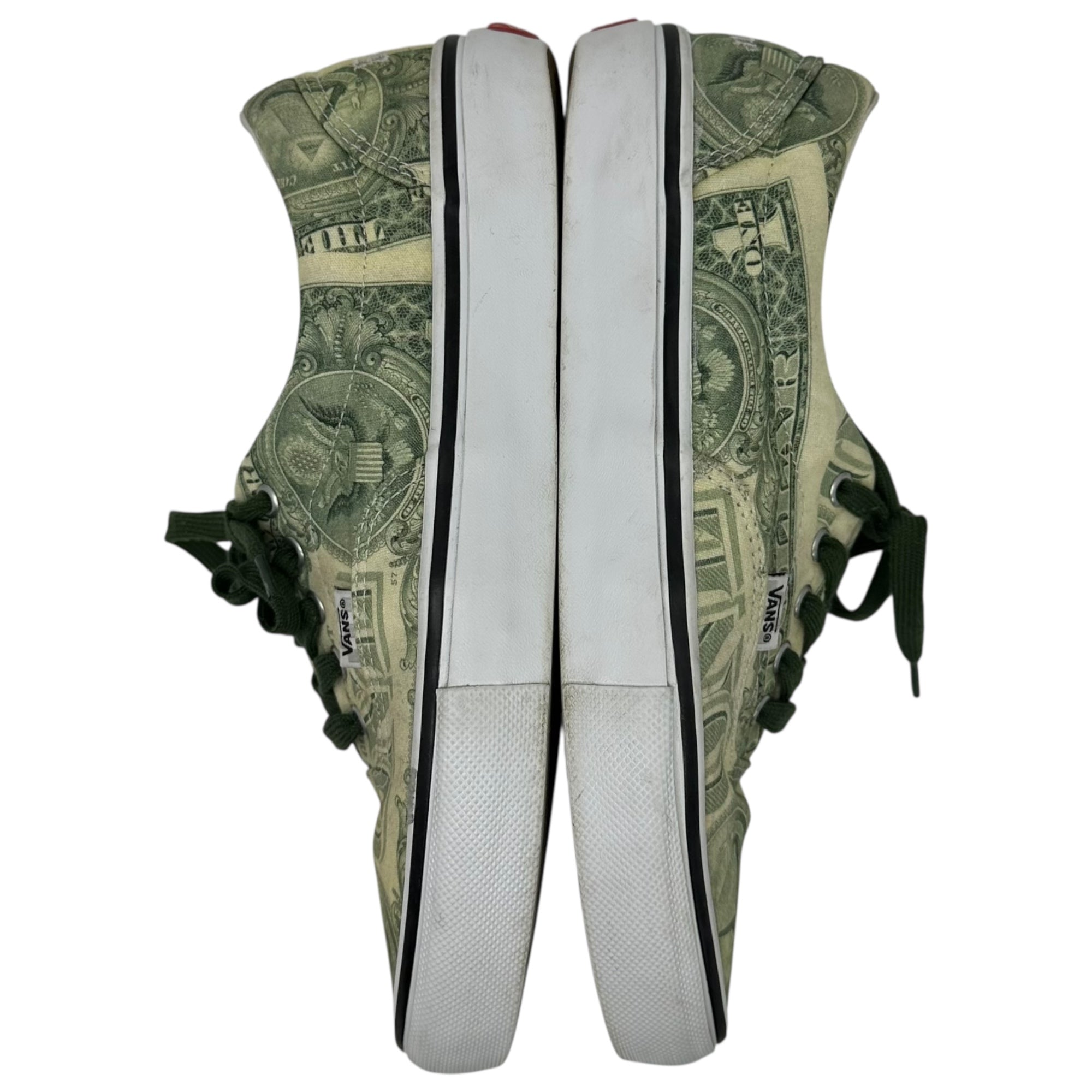 SUPREME×VANS(シュプリーム×ヴァンズ) SKATE ERA DOLLAR BILL GREEN エラ ダラー ビル グリーン 721454 27.5cm グリーン バンズ コラボ