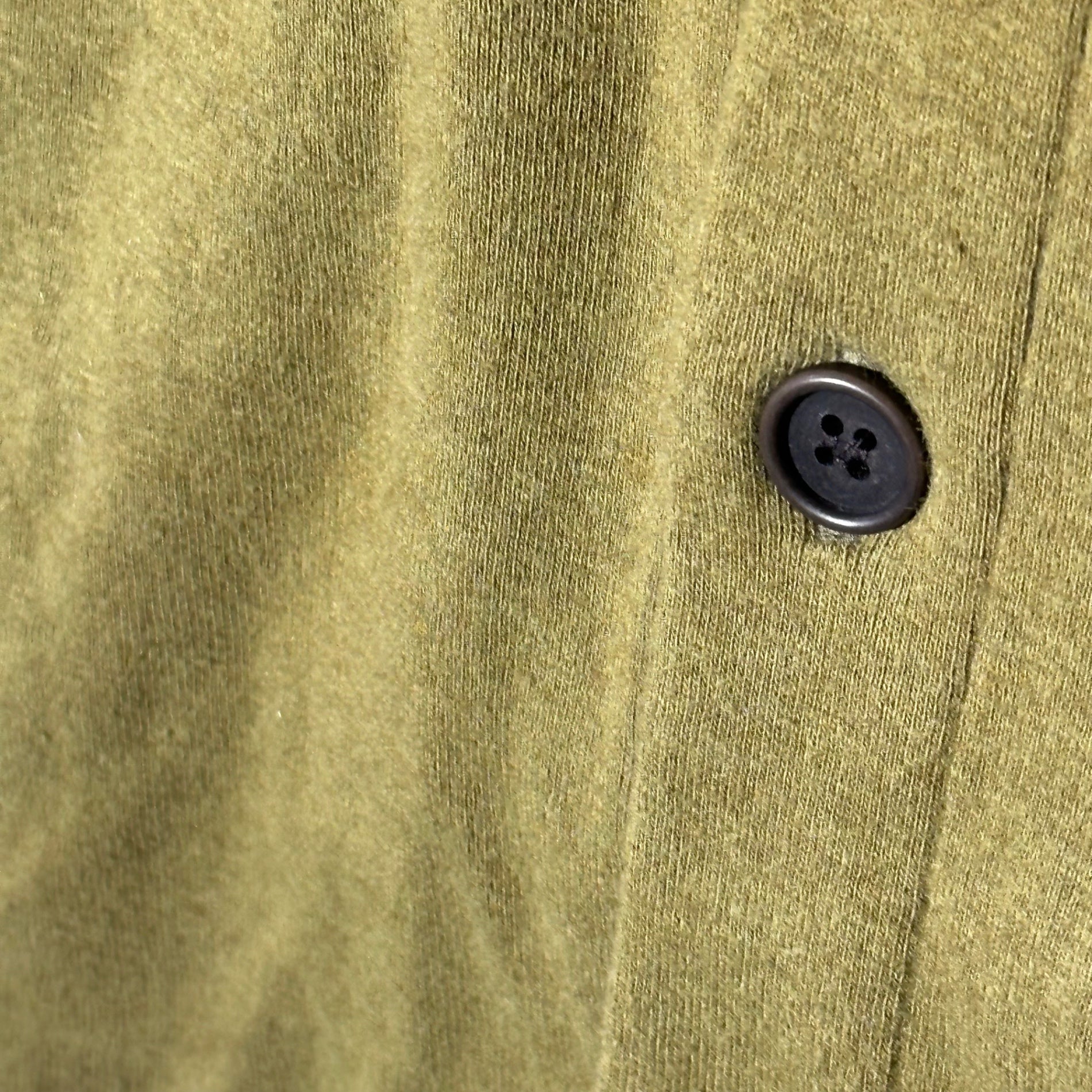 Y's(ワイズ) Crew Neck Cotton Wool Cardigan クルーネック コットン ウール カーディガン YQ-T50-062 3 カーキ