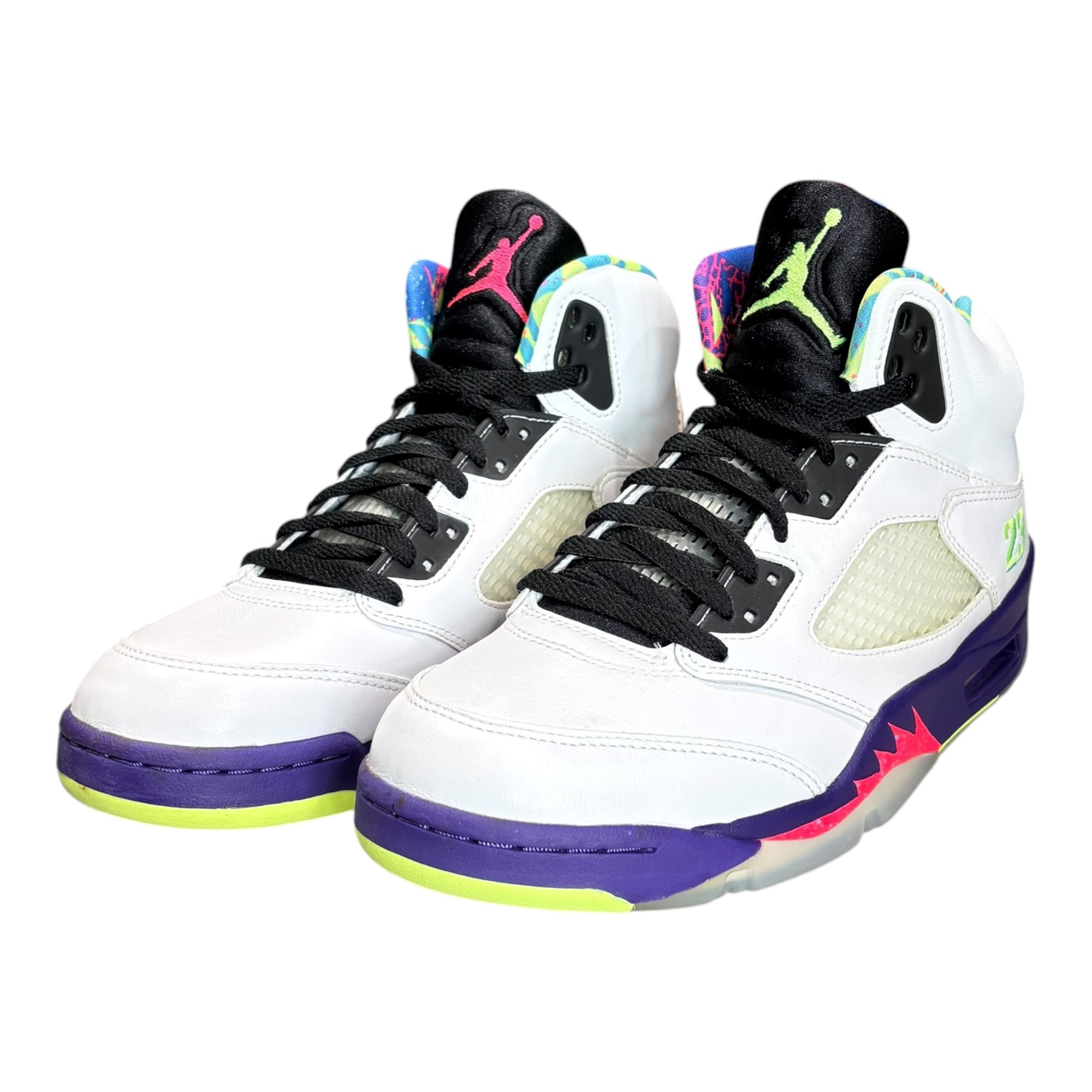 NIKE(ナイキ) AIR JORDAN5 RETRO BEL-AIR エアジョーダン5 レトロ ベル エアー DB3335-100 26.0cm ホワイト×パープル