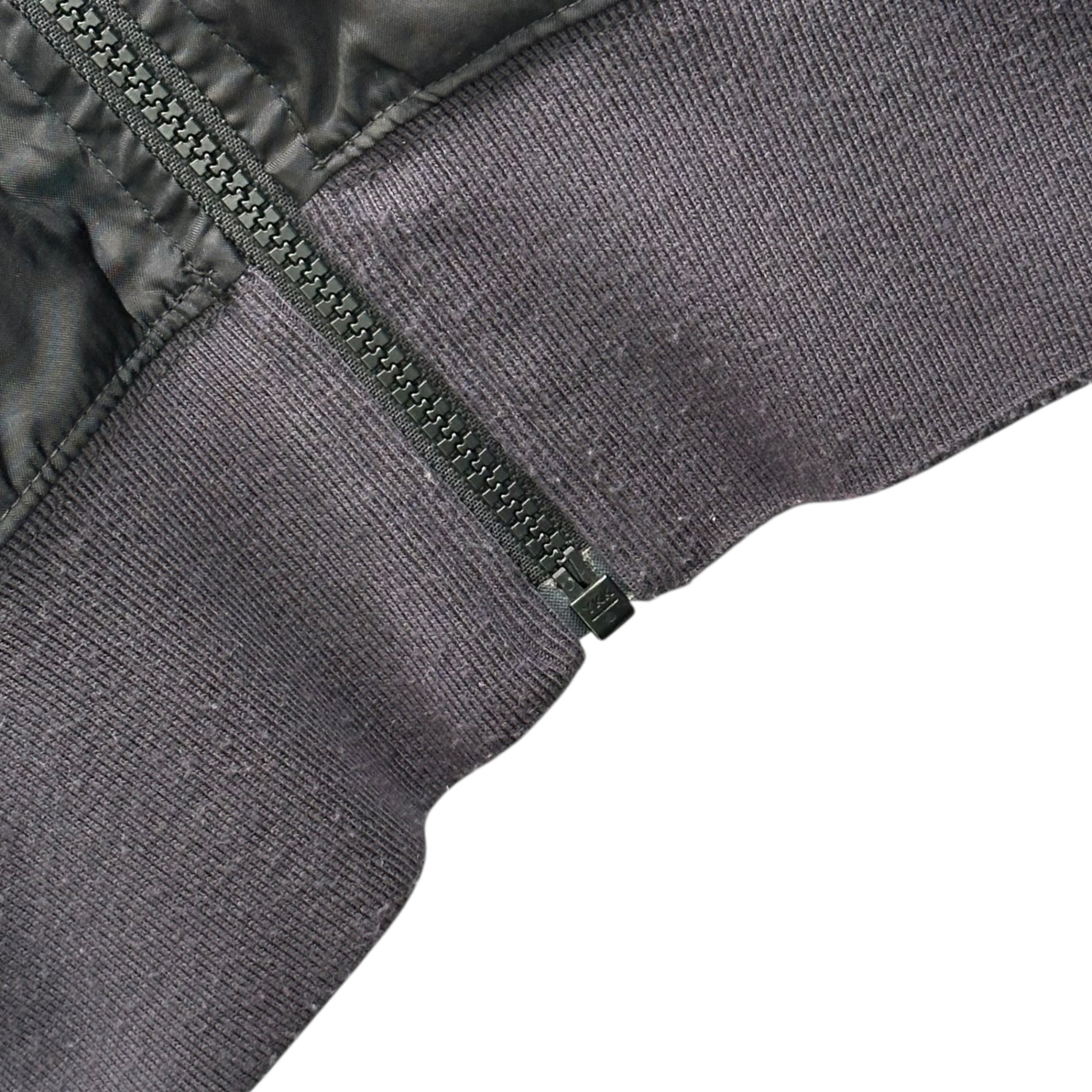 NIKE(ナイキ) 12SS Vintage Windrunner JKT ヴィンテージ加工 ウインドランナー ジャケット FA120206HKC S ブラック×ホワイト