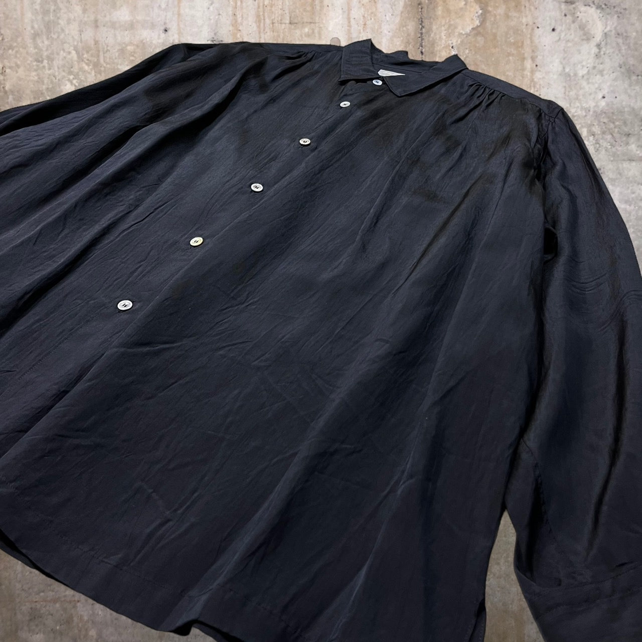 COMME des GARCONS HOMME(コムデギャルソンオム) 80's wide silhouette rayon shirt/ワ