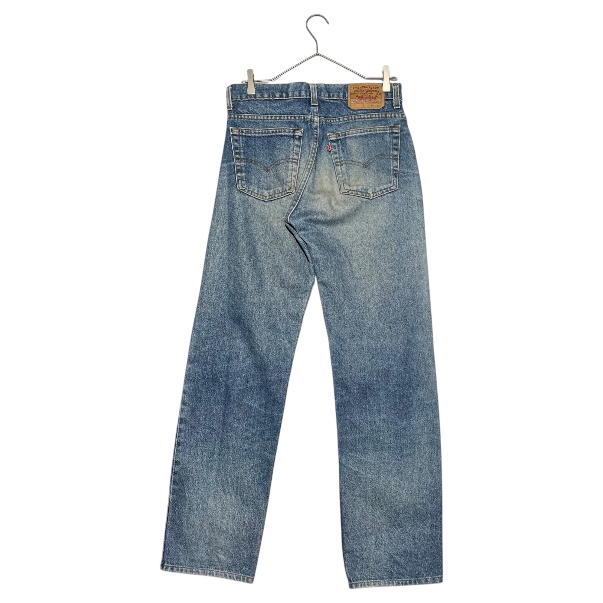 Levi's(リーバイス) 90's 505 USA made vintage straight denim pants ヴィンテージ ストレート デニム パンツ 505-0217 W31 L34 ライトインディゴ 裏ボタン525 90年代