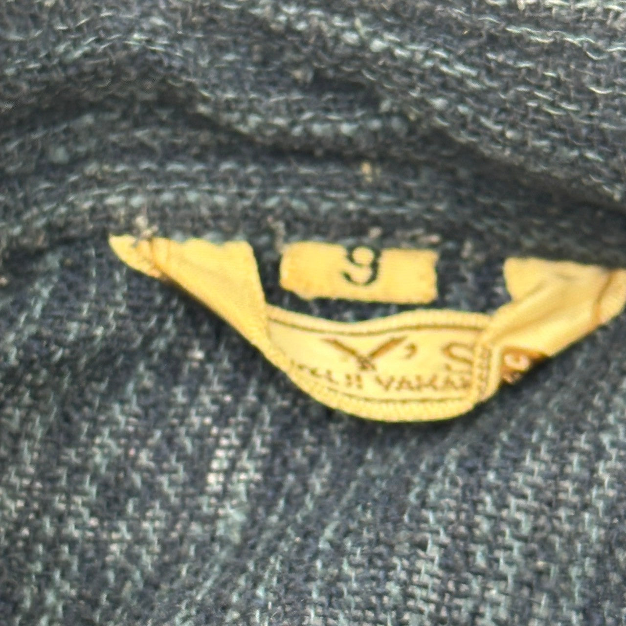 Y's(ワイズ) 70's Vintage All Silk Layered Henley Neck Tunic Dress 70年代 ヴィンテージ オール シルク レイヤード ヘンリーネック チュニック ワンピース 9(M~L程度) ブルー 最初期タグ セットアップ