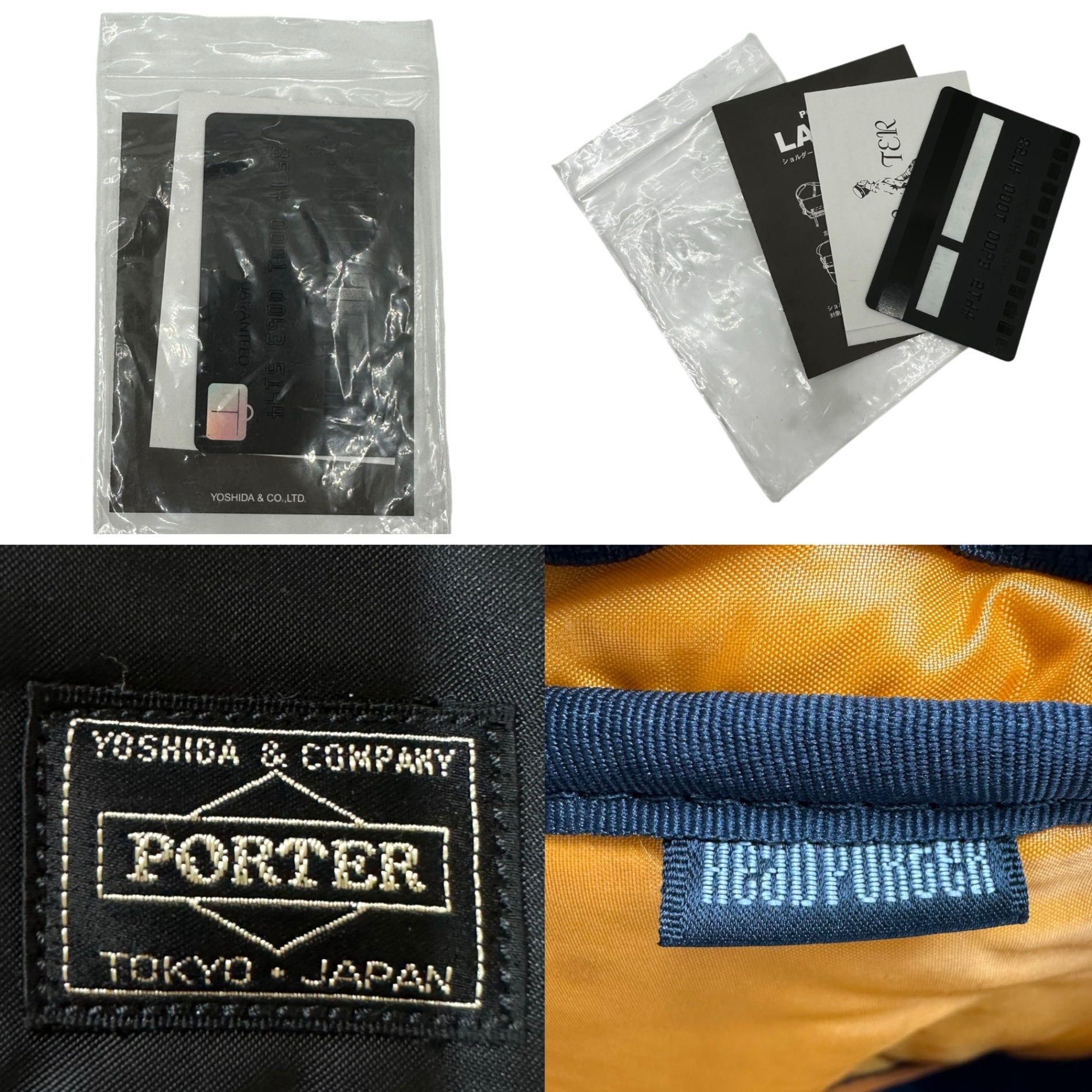 HEAD PORTER(ヘッドポーター) TANKER 2-way Boston bag タンカー 2WAY ボストン バッグ ブラック ショルダー