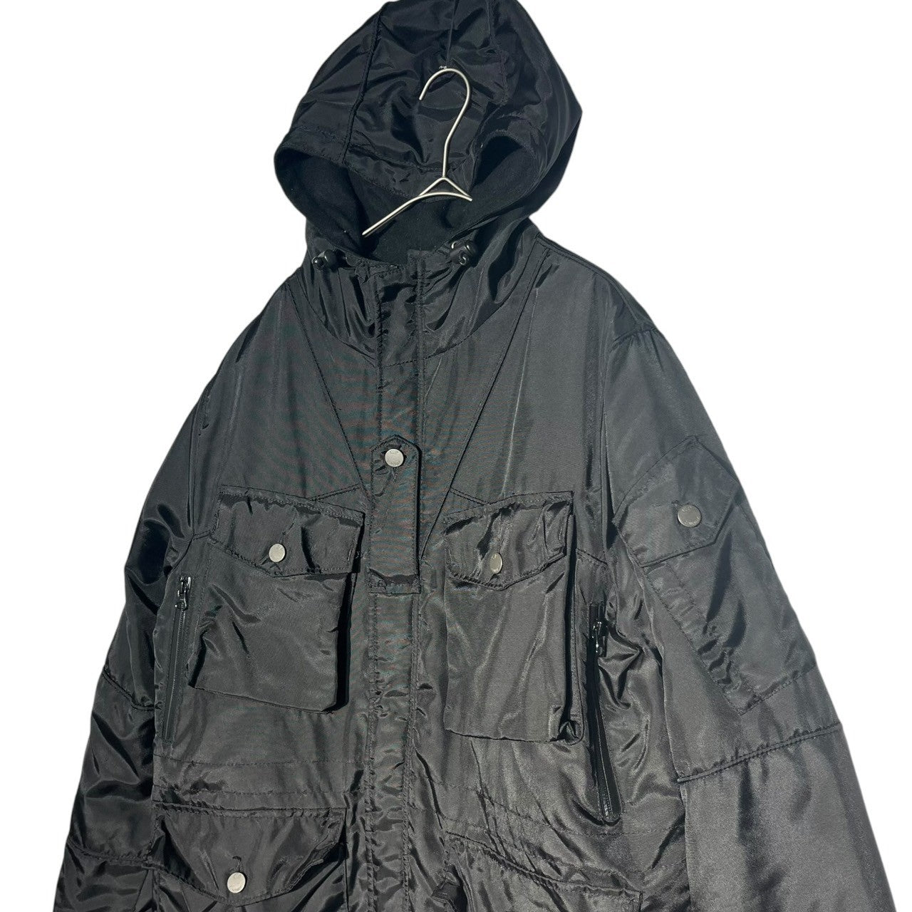 C.P.COMPANY(シーピーカンパニー) 07AW nylon tech jacket ナイロン テック ジャケット 47184360 M ブラック マウンテンパーカー 00's