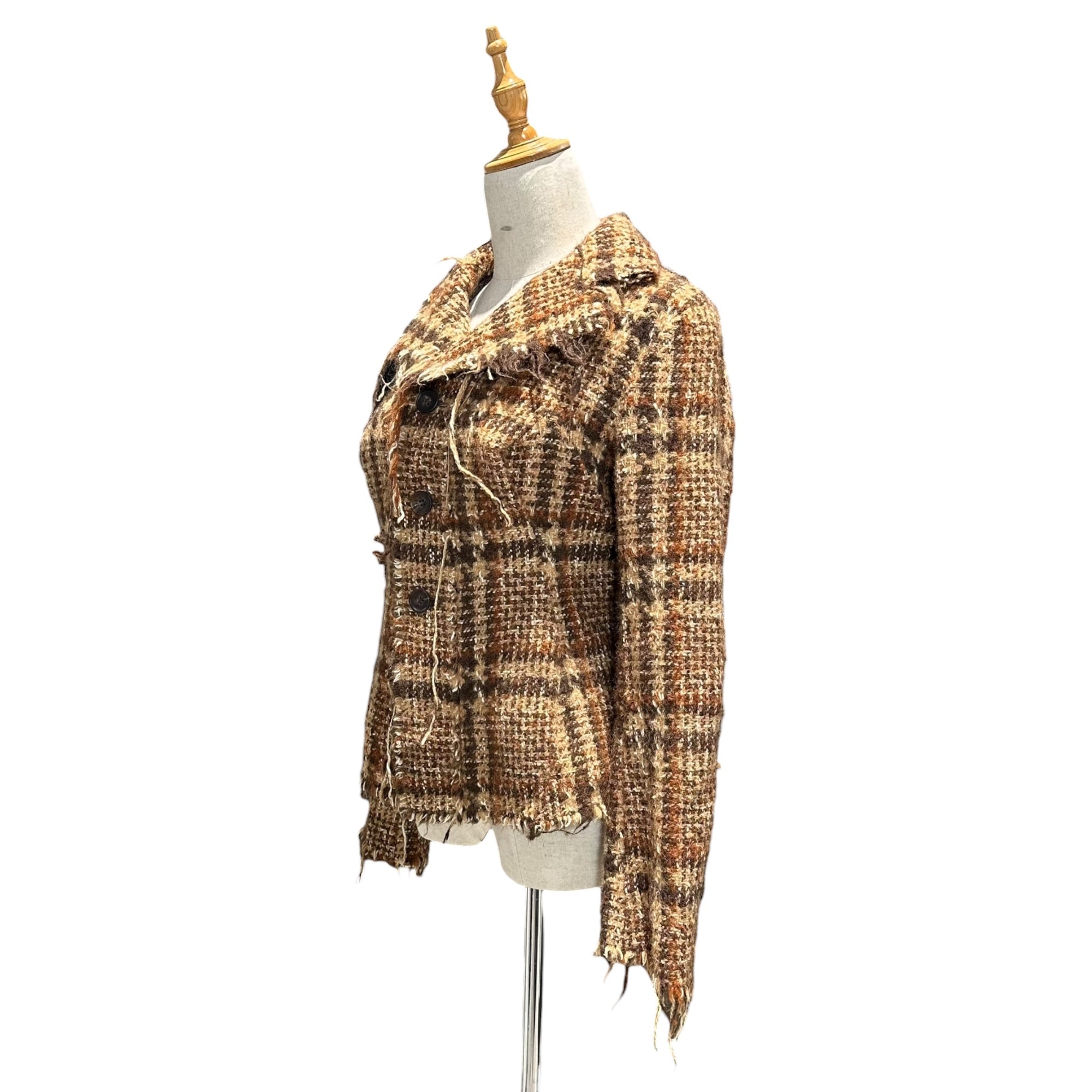 コムデギャルソンジュンヤワタナベマンウールレザー ツイードジャケット JUNYA WATANABE COMME des GARCONS(ジュンヤワタナベコムデギャルソン