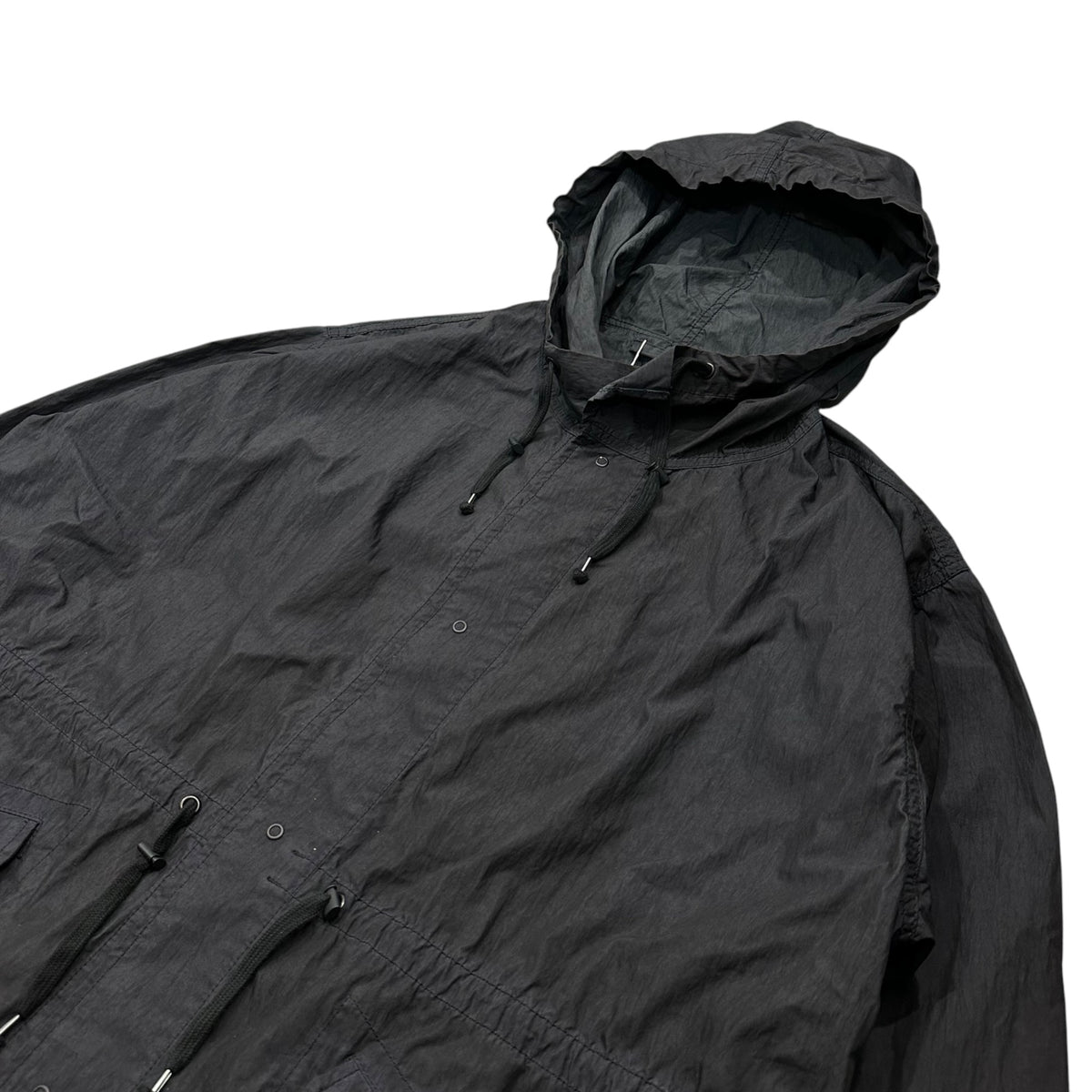 MAISON MARGIELA(メゾンマルジェラ) 2026AW Hooded Parka Coat フィッシュテール モッズ コート S50AM0676 44 ブラック