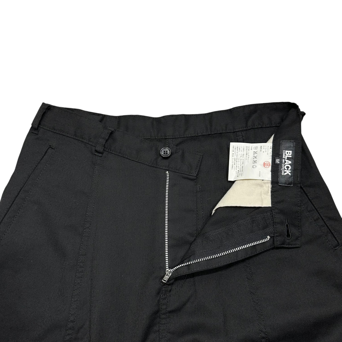 BLACK COMME des GARCONS(ブラックコムデギャルソン) 2010AW Graphic print penguin sarouel pants ペンギン サルエル パンツ - グラフィック プリント 1E-P013 M ブラック AD2009