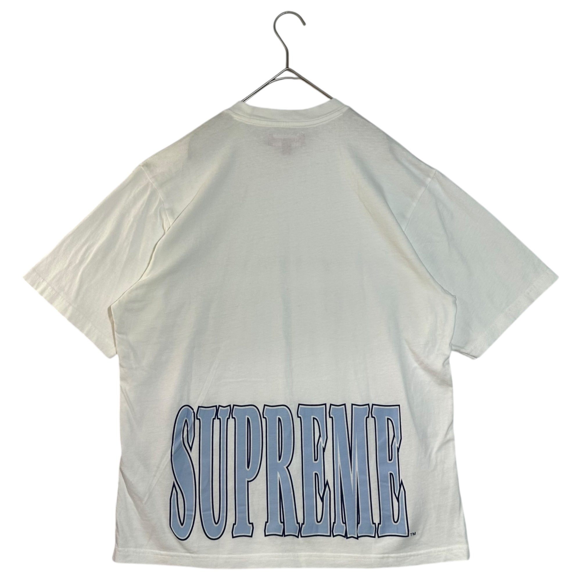SUPREME(シュプリーム) 25AW Cracked Stretch S/S Top ロゴ プリント Tシャツ S ホワイト 25FW