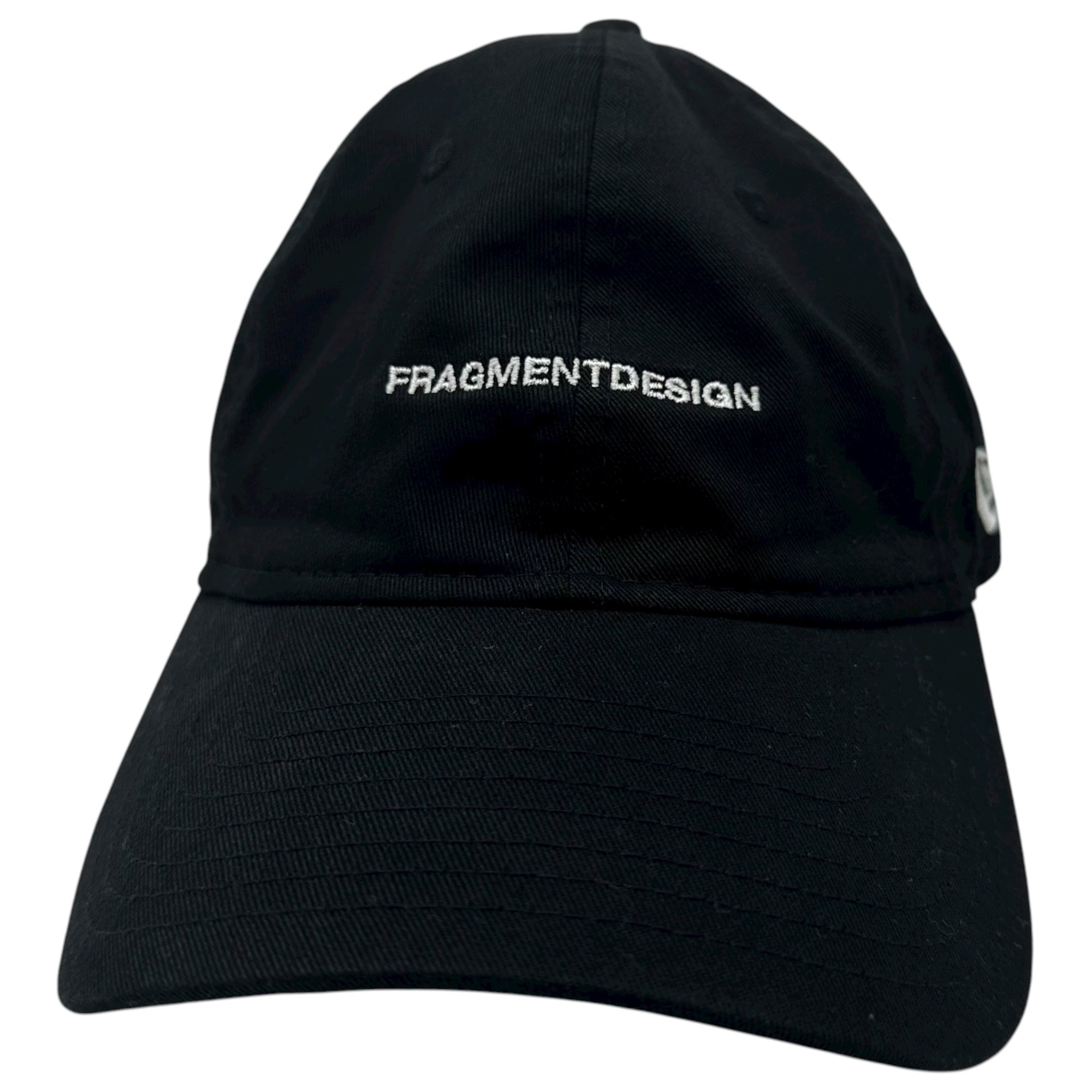 NEW ERA × FRAGMENT DESIGN (ニューエラ × フラグメントデザイン) Fragment Logo 6-Panel Cap フラグメント ロゴ 6パネル キャップ ブラック×ホワイト