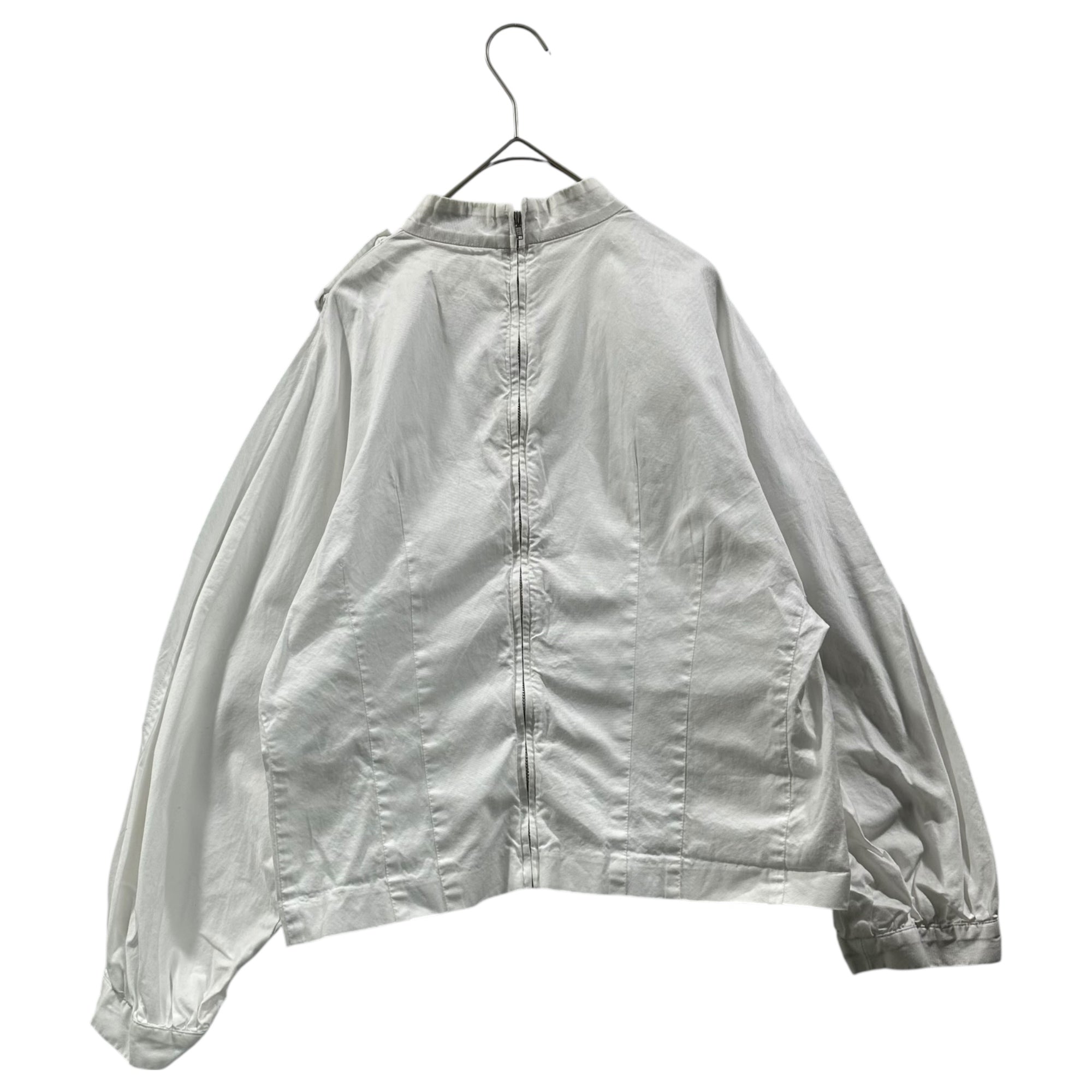 Laula(ラウラ) Switched sleeve L/S shirt 袖 切替 長袖 シャツ 2(M程度) ホワイト