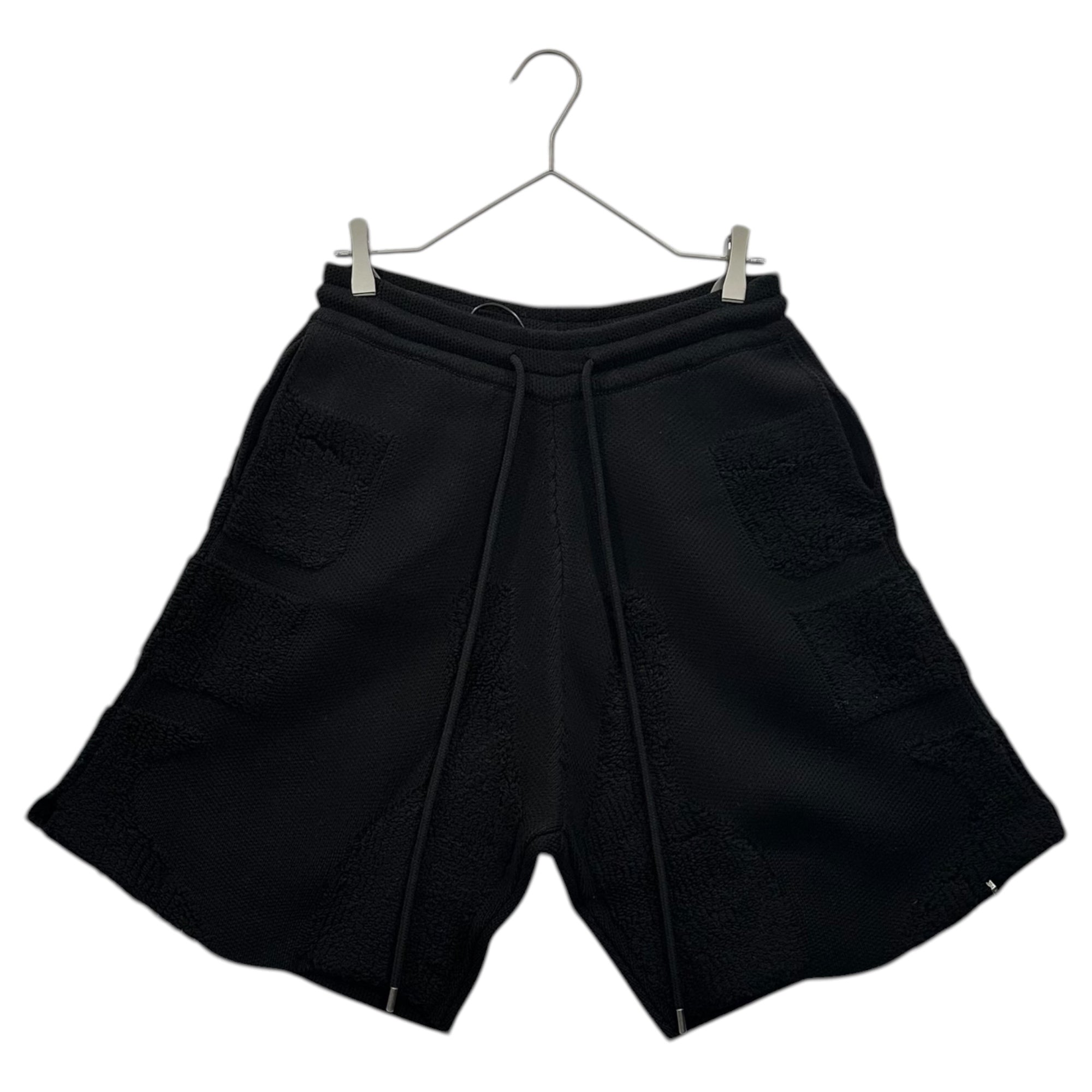 free world order (フリーワールドオーダー) sweat shorts Bore switching スウェット ハーフ パンツ ボア 切替 参考定価19580円 FV23SU-SP002 M ブラック ショーツ
