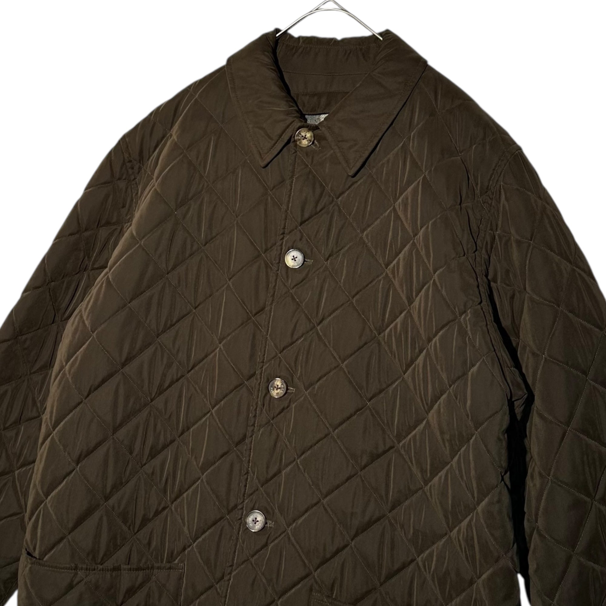 HERMES(エルメス) Quilted coat with liner ライナー付 キルティング コート  48(M程度) ブラウン 中綿 ジャケット