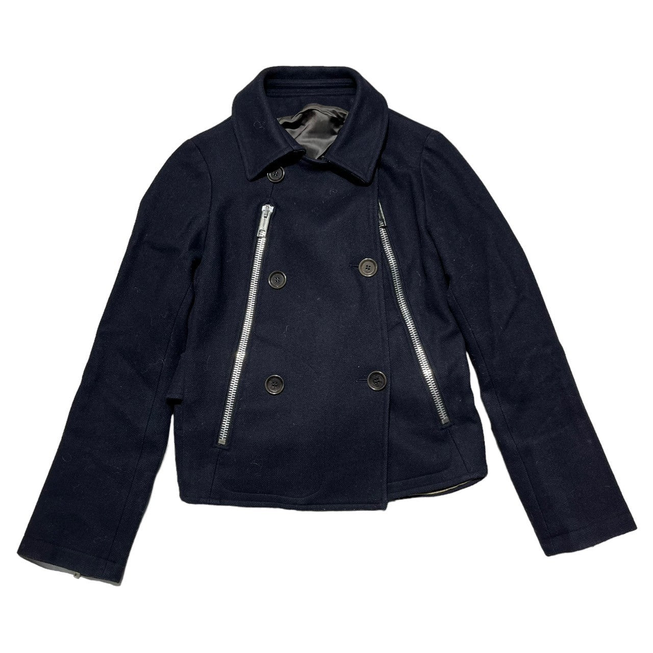 GOLDEN GOOSE(ゴールデングース) Figure eight melton pea coat 八の字 メルトン ピーコート Pコー