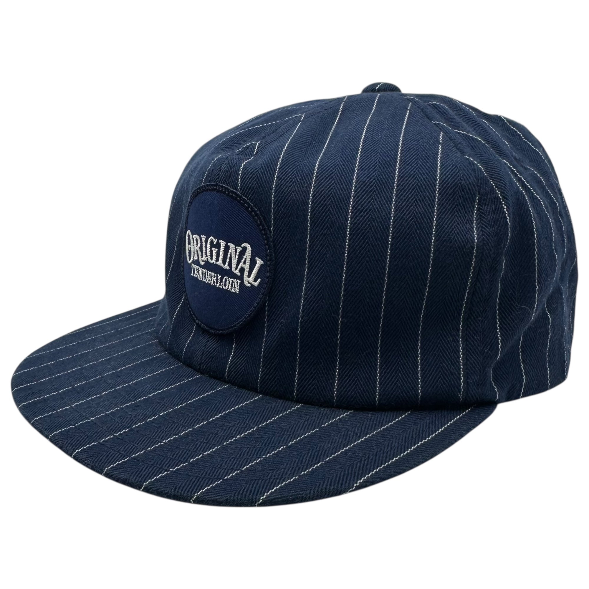 TENDERLOIN(テンダーロイン) 'T-TRUCKER CAP SO' ストライプ トラッカー キャップ ネイビー 帽子