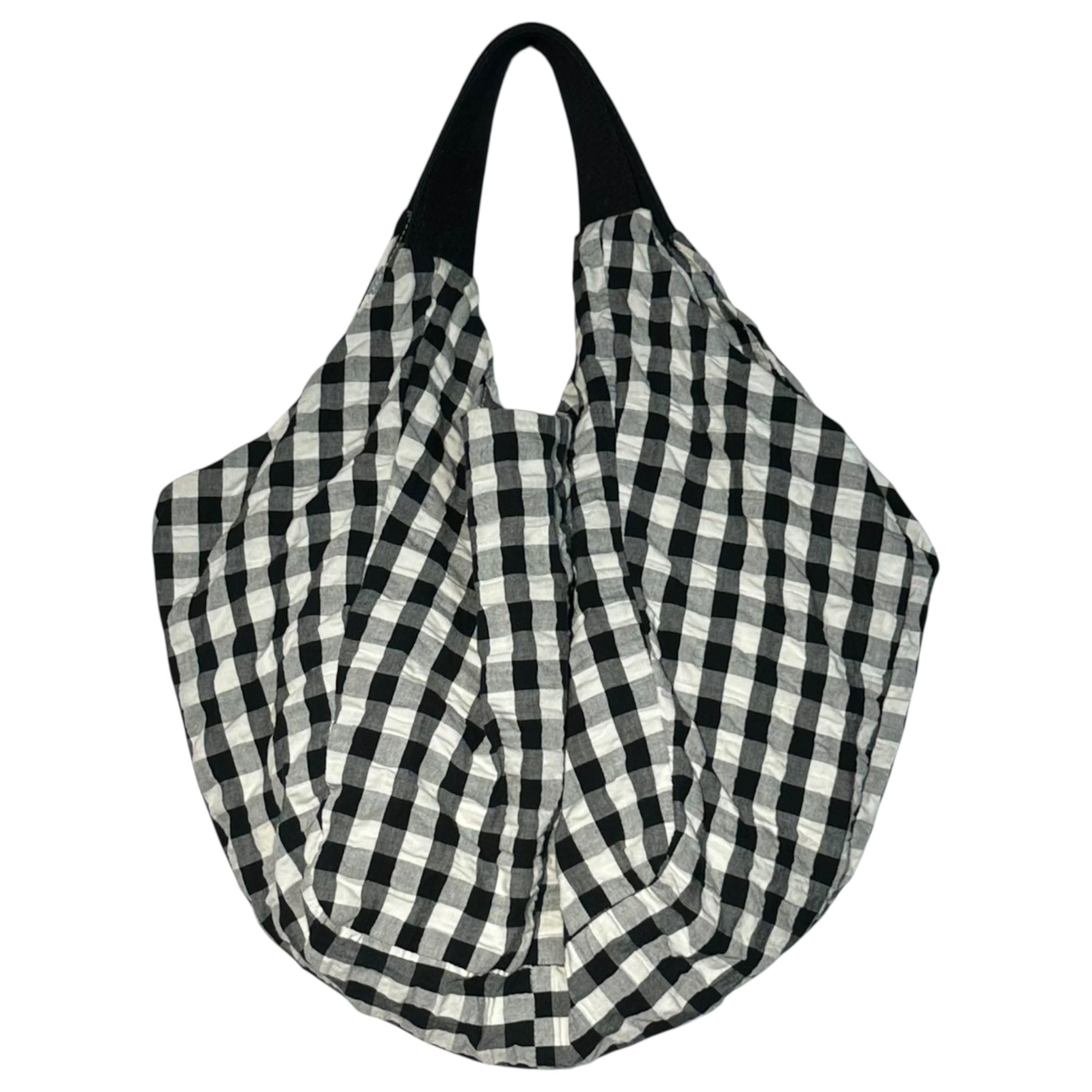 tricot COMME des GARCONS(トリココムデギャルソン) Gingham Check Tote Bag ギンガム チェック トート バッグ TK-K 207 ブラック×ホワイト ワン ショルダー ハンド 肩掛け