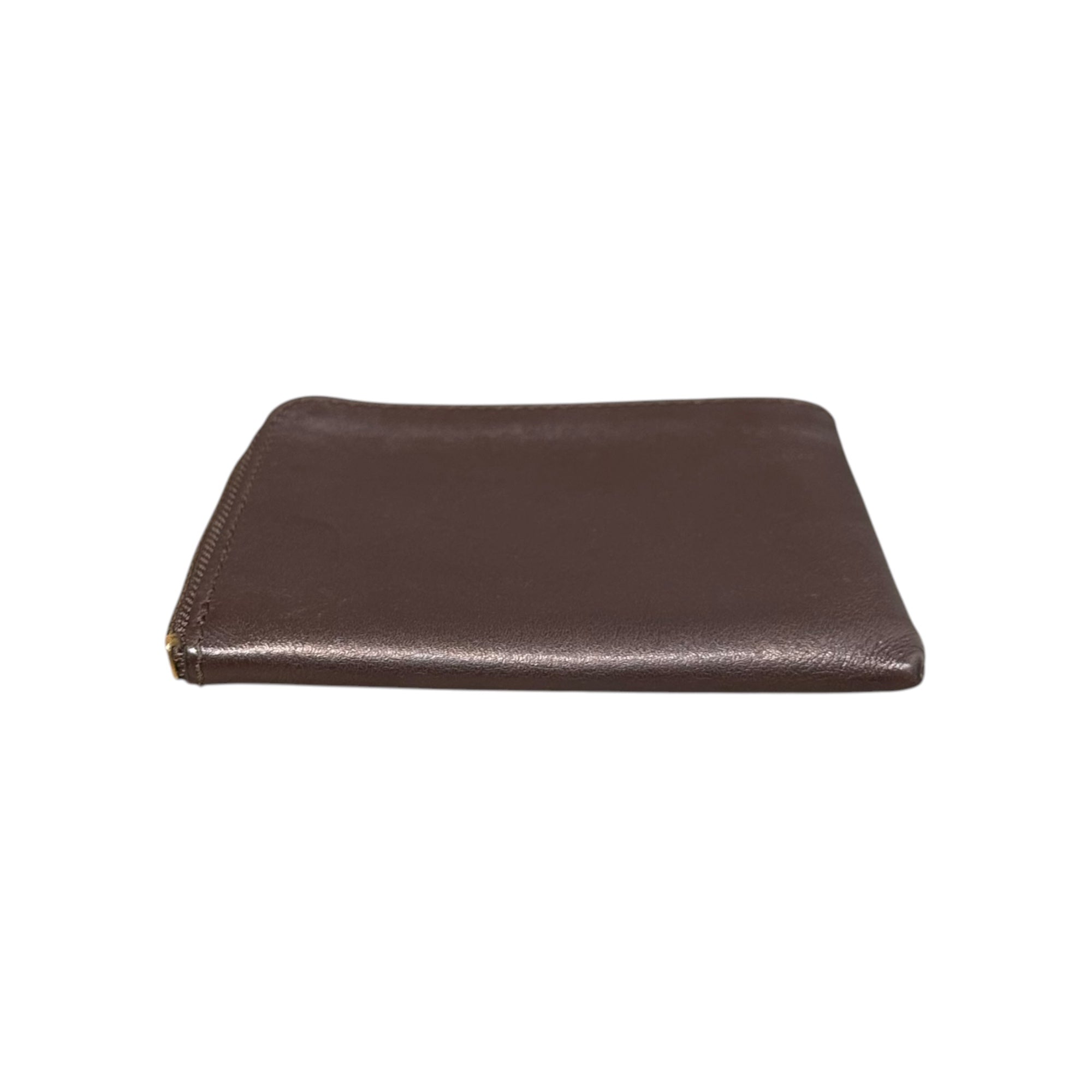 Wallet COMME des GARCONS(ウォレットコムデギャルソン)  L-SHAPED ZIPPER WALLET L字ファスナー 財布 ブラウン