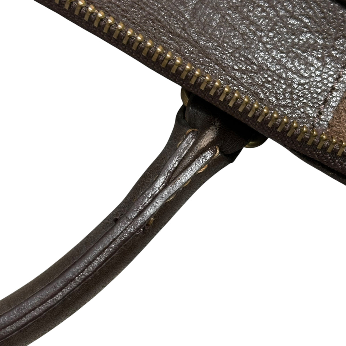tricot COMME des GARCONS(トリココムデギャルソン) 1980's All-Leather Big Boston Bag オール レザー ビッグ ボストン バッグ FREE ブラウン 80s アーカイブ