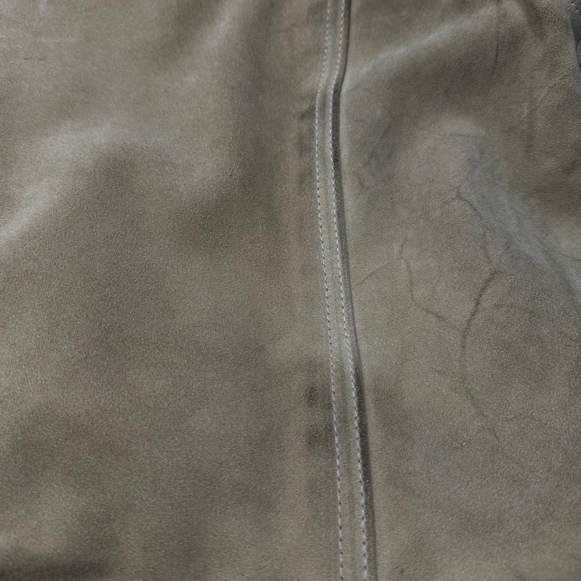 AEROLEATHER(エアロレザー) Suede Leather Tracker Jacket スウェード レザー トラッカー ジャケット 42(XL程度) ベージュ