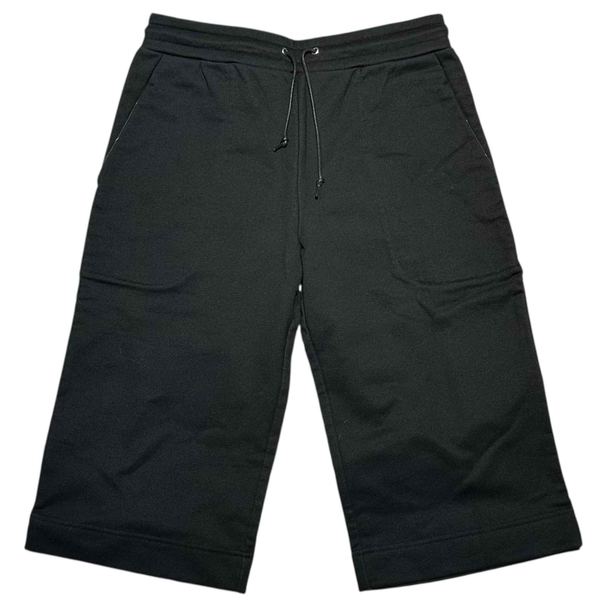 Y's bis LIMI(ワイズビスリミ) Cotton Sweatpants 7分丈 コットン スウェット パンツ BT-T35-077 S ブラック ハーフ ショーツ