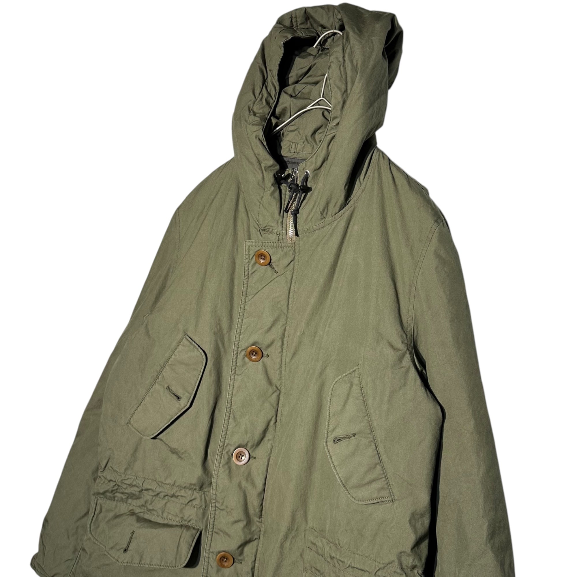 MHL.(マーガレットハウエル) Mod coat with down liner ダウン ライナー付き モッズコート 579-210153 M オリーブ