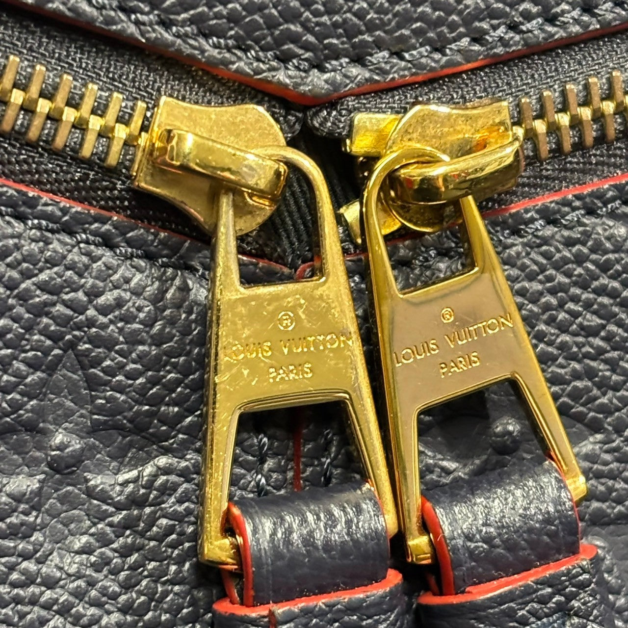 LOUIS VUITTON(ルイヴィトン) スリー PM モノグラム アンプラント マリーヌルージュ M54195 ネイビー×レッド TR3139 2WAY ショルダーバッグ