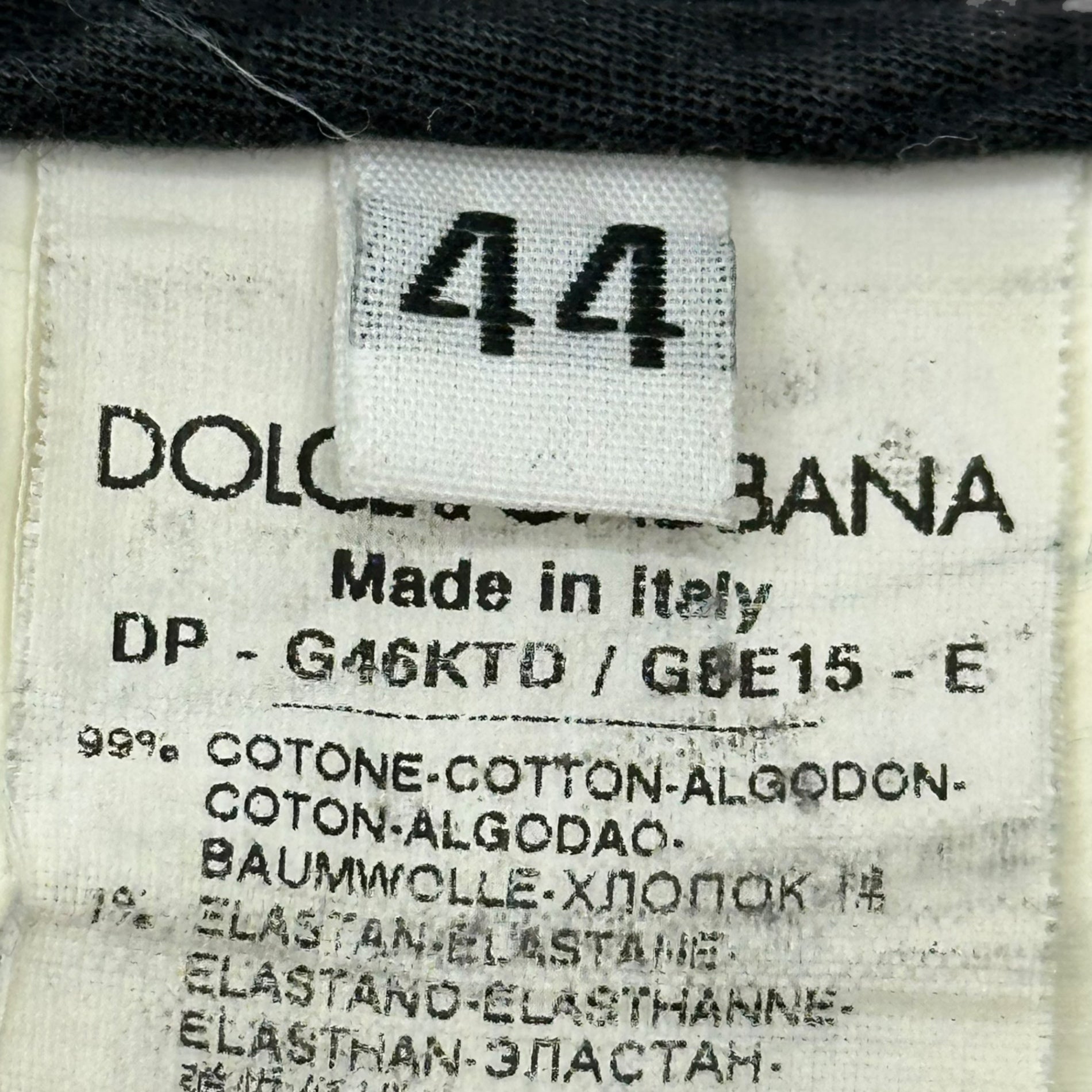 DOLCE&GABBANA(ドルチェ&ガッバーナドルガバ) Bleached damaged processed straight-leg denim pants ブリーチ ダメージ 加工 ストレート デニム パンツ G46KTD G8E15 44(XS程度) グレー