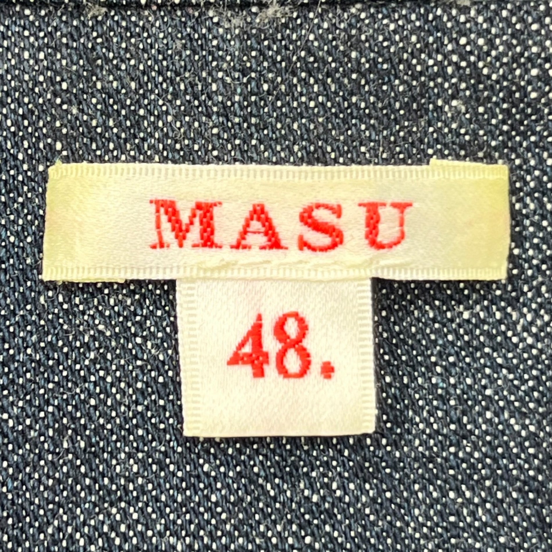 MASU(エムエーエスユー) 21AW MARBLE DENIM SHIRTS マーブル デニム シャツ MCFW-SH0321 48(M程度) インディゴ ジャケット