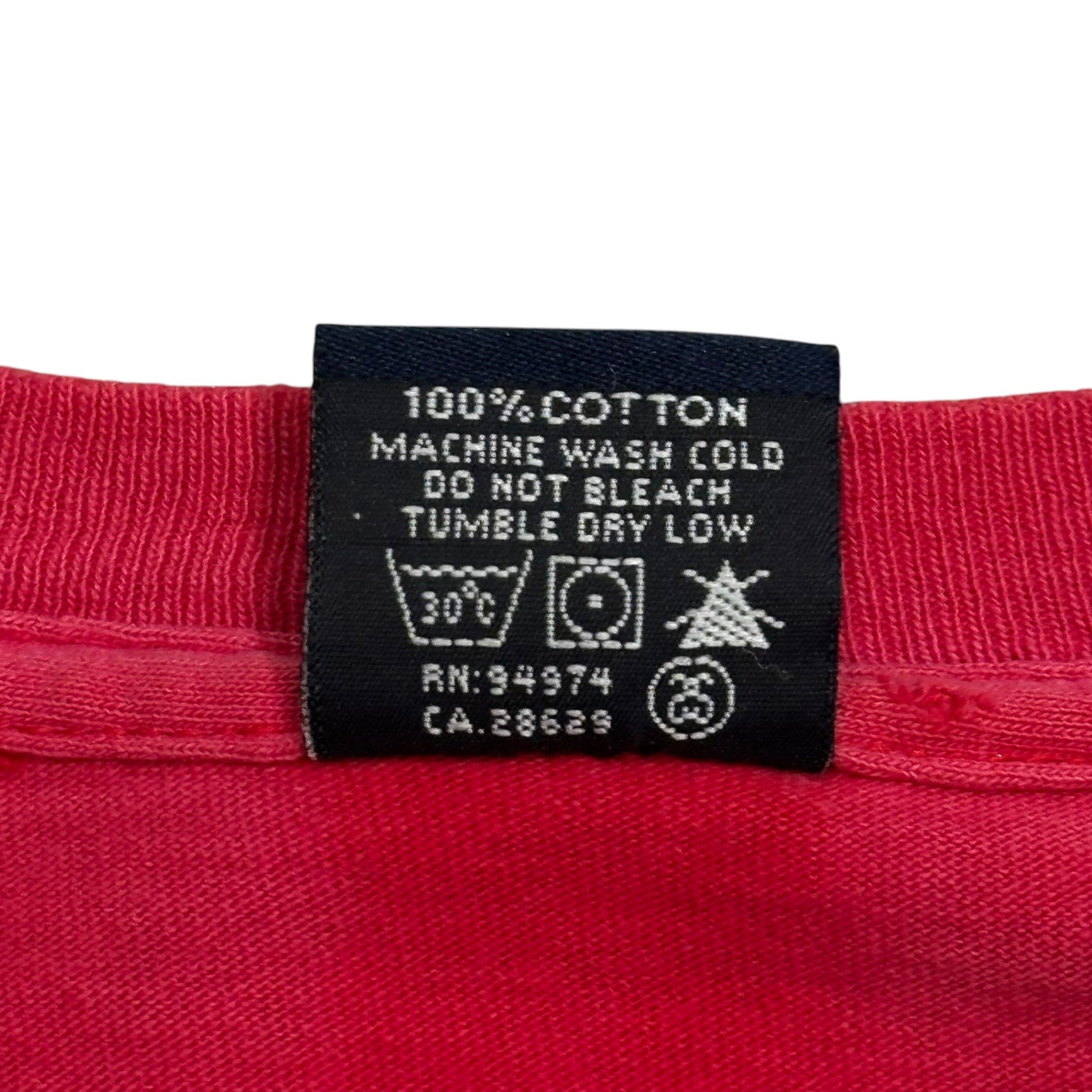 STUSSY(ステューシー) 1990's USA made Graphic L/S Tee グラフィック 長袖 Tシャツ L レッド 90年代 USA製
