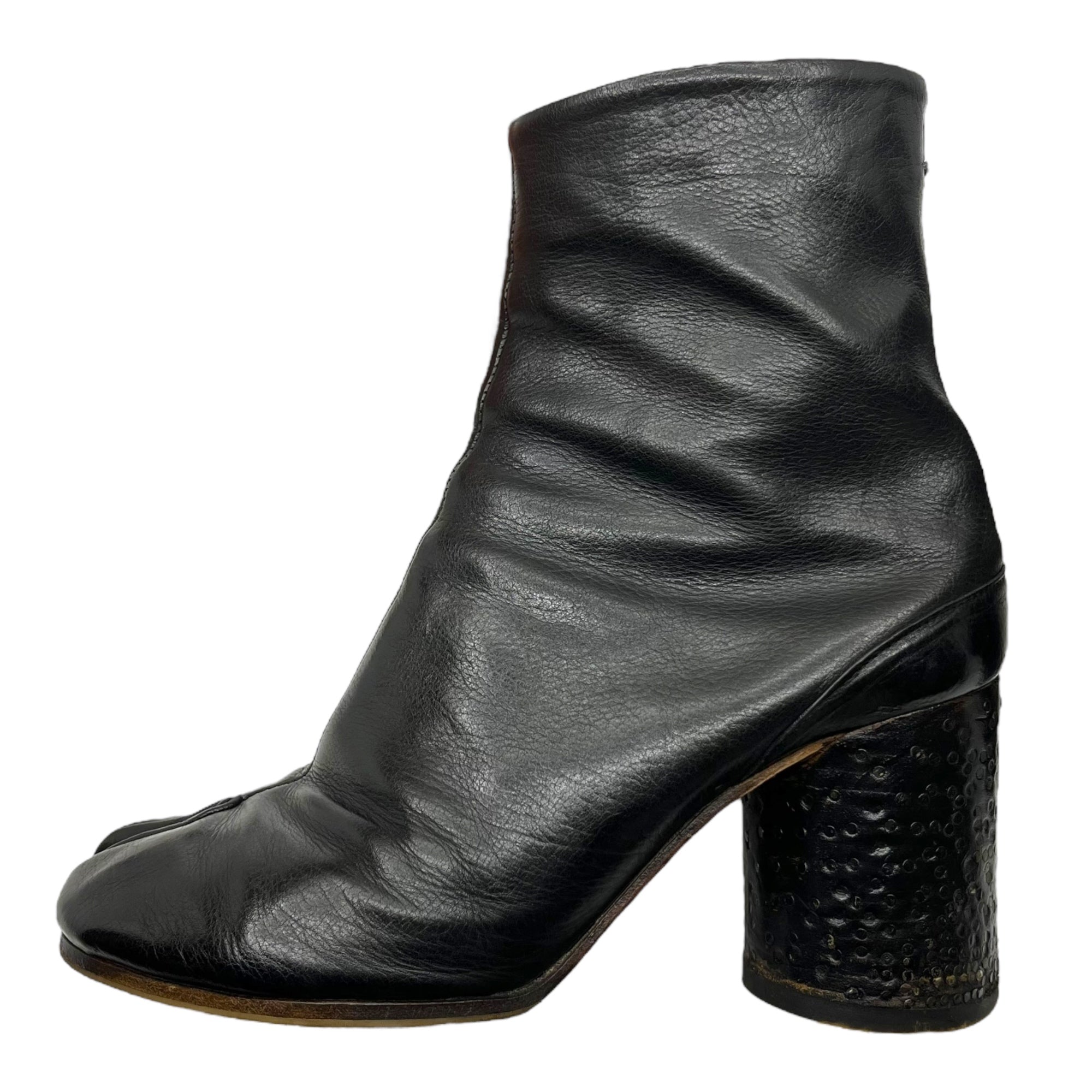 Maison Martin Margiela(メゾン マルタンマルジェラ) 09SS LIMITED EDITION 150 nail heel tabi boots 本人期 釘 ヒール 足袋 ブーツ 世界150足限定 40(25.5~26cm程度) ブラック アーカイブ