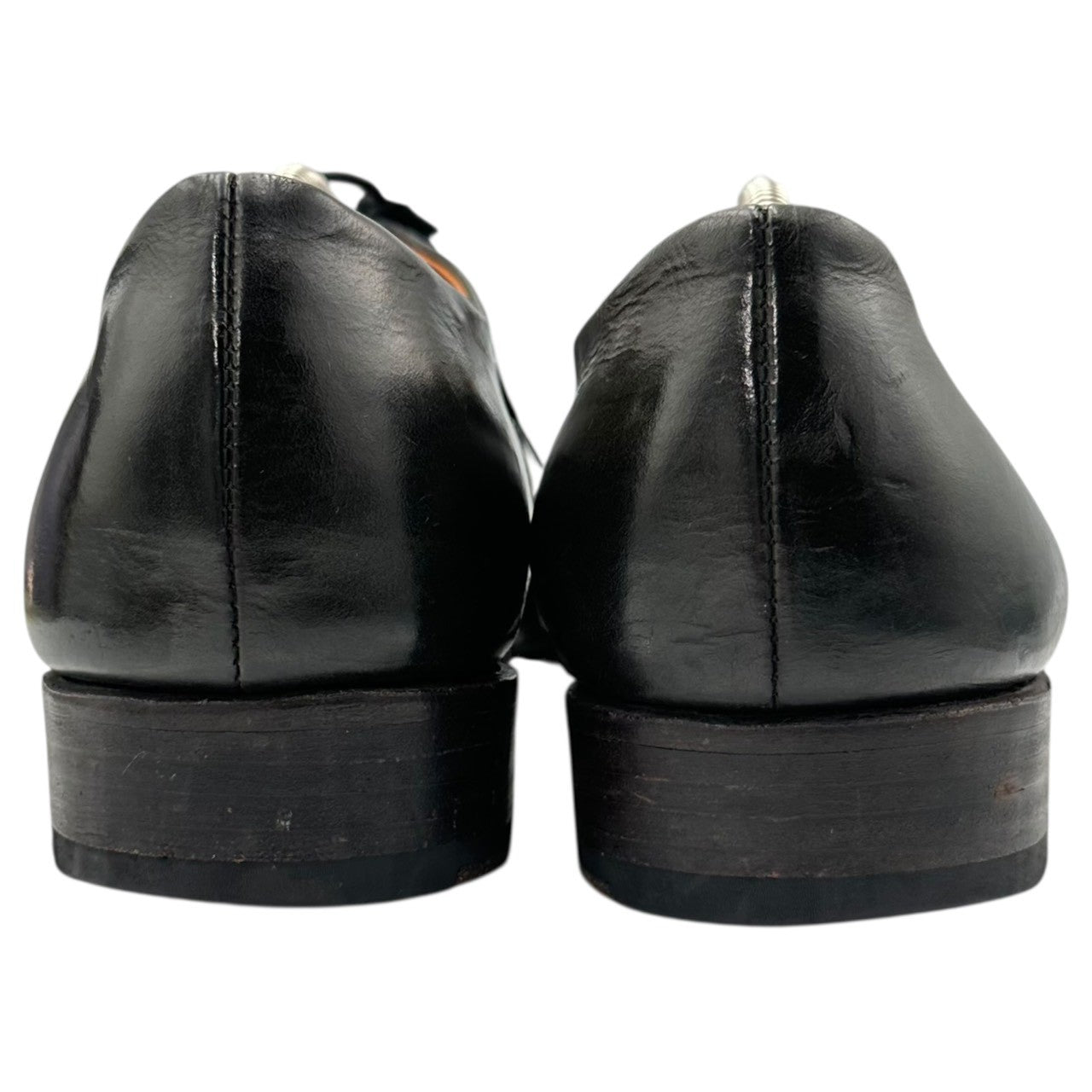 凸&凹(デコアンドボコ) Cap-toe leather shoes  キャップトゥ レザー シューズ 26cm ブラック 革靴 ストレート