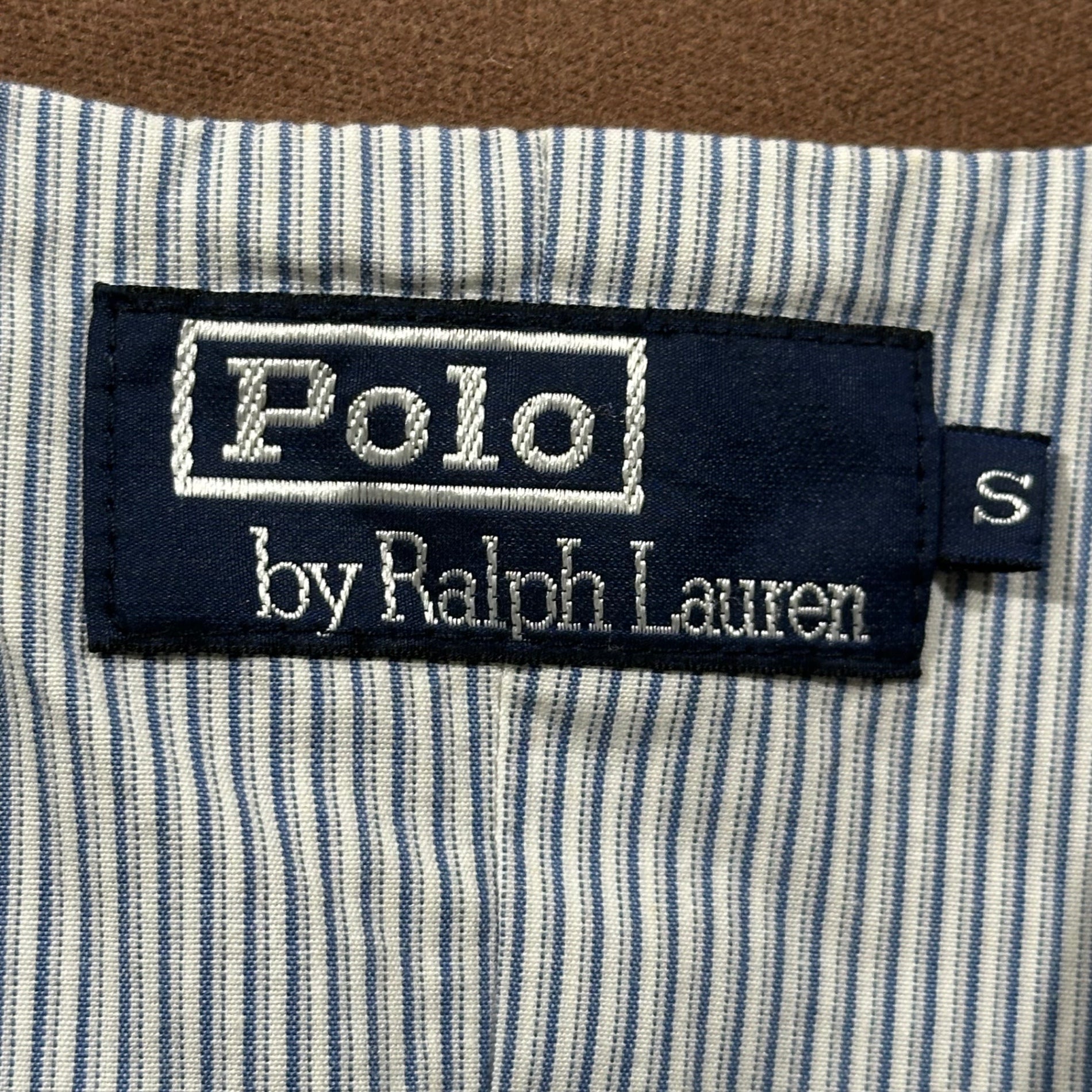 POLO RALPH LAUREN(ポロラルフローレン) Cotton Vest コットン ジレ S ブラウン ベスト