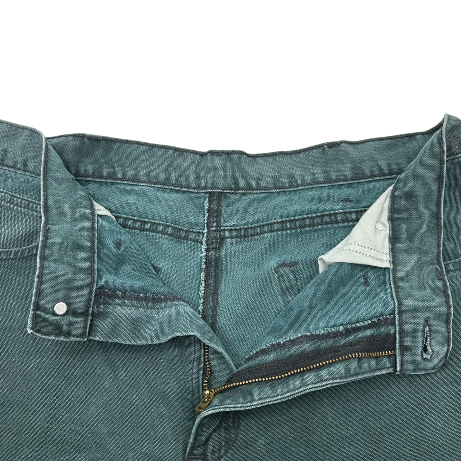 carhartt(カーハート) 70's Vintage Painter Pants 70年代 ヴィンテージ ペインター パンツ 36 グリーン TALON 42