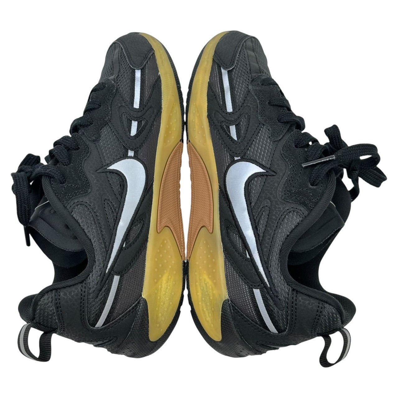 NIKE(ナイキ) JAM BLACK/METALLIC SILVER-GUM LIGHT BROWN ジャム ローカット スニーカー FN0314-002 24.5cm ブラック×ブラウン