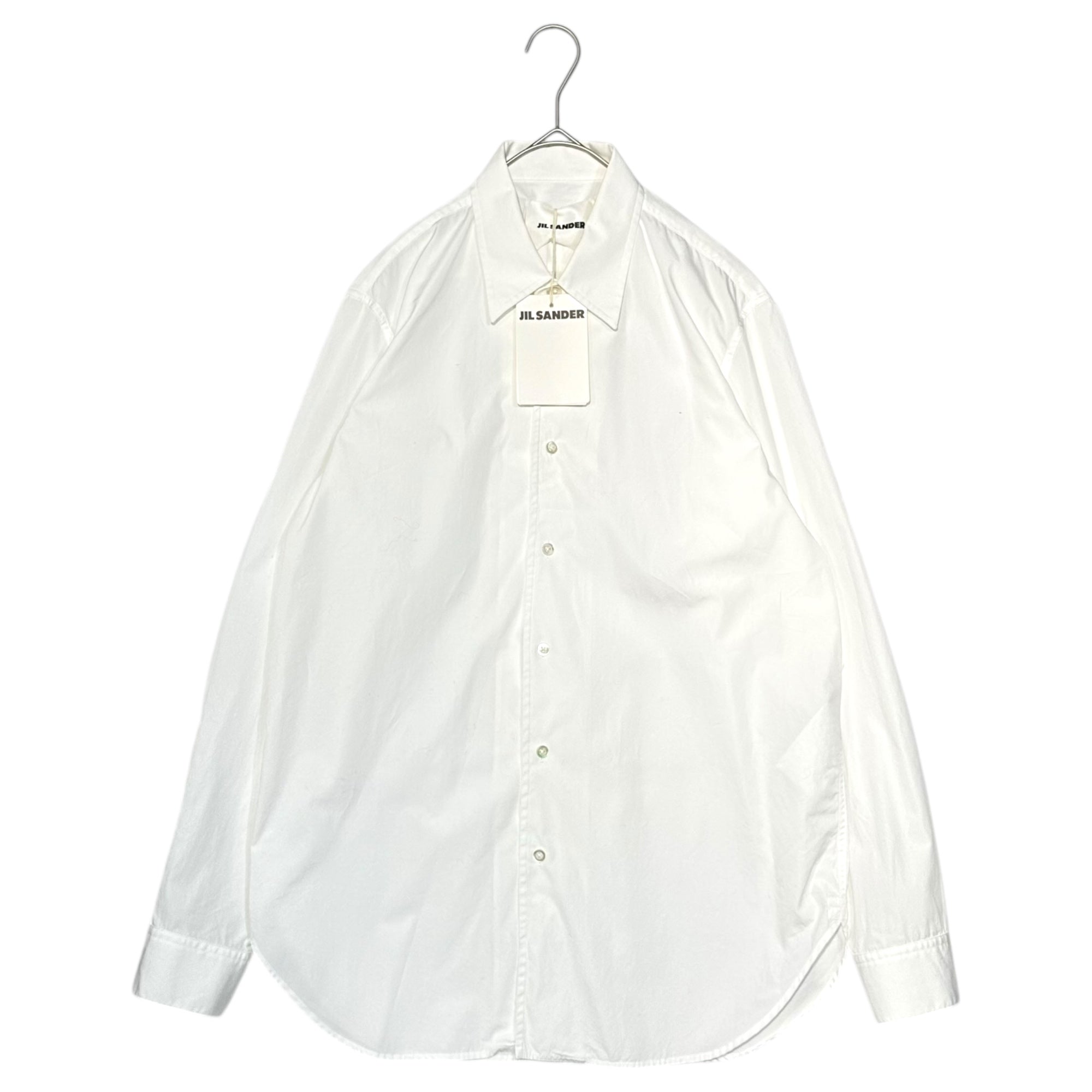 JIL SANDER(ジルサンダー) 20SS Cotton Poplin Over Shirt コットン ポプリン オーバー シャツ JSMQ741626-MQ244300 39 15 1/2(M程度) ホワイト 長袖 国内代理店タグ無