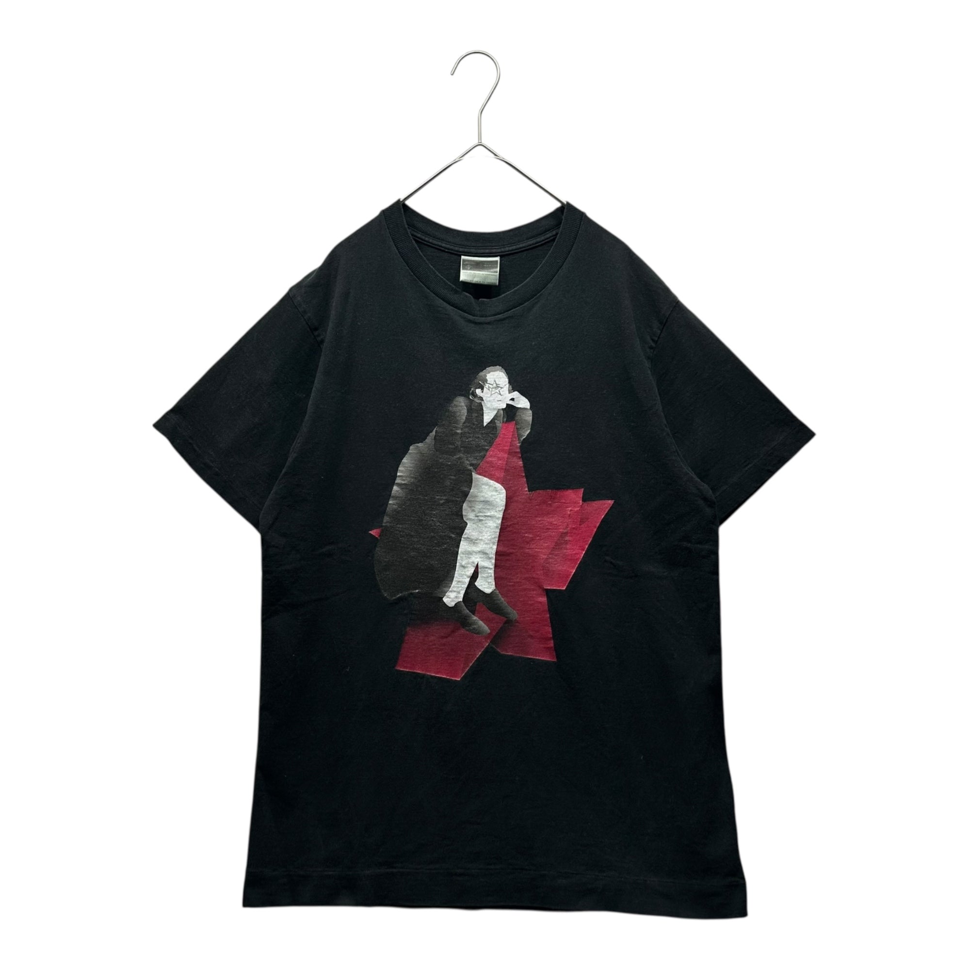 A BATHING APE(アベイシングエイプ) 90~00's STAR GIRL T-SHIRT スター ガール Tシャツ 90~00年代 M ブラック×ホワイト×レッド