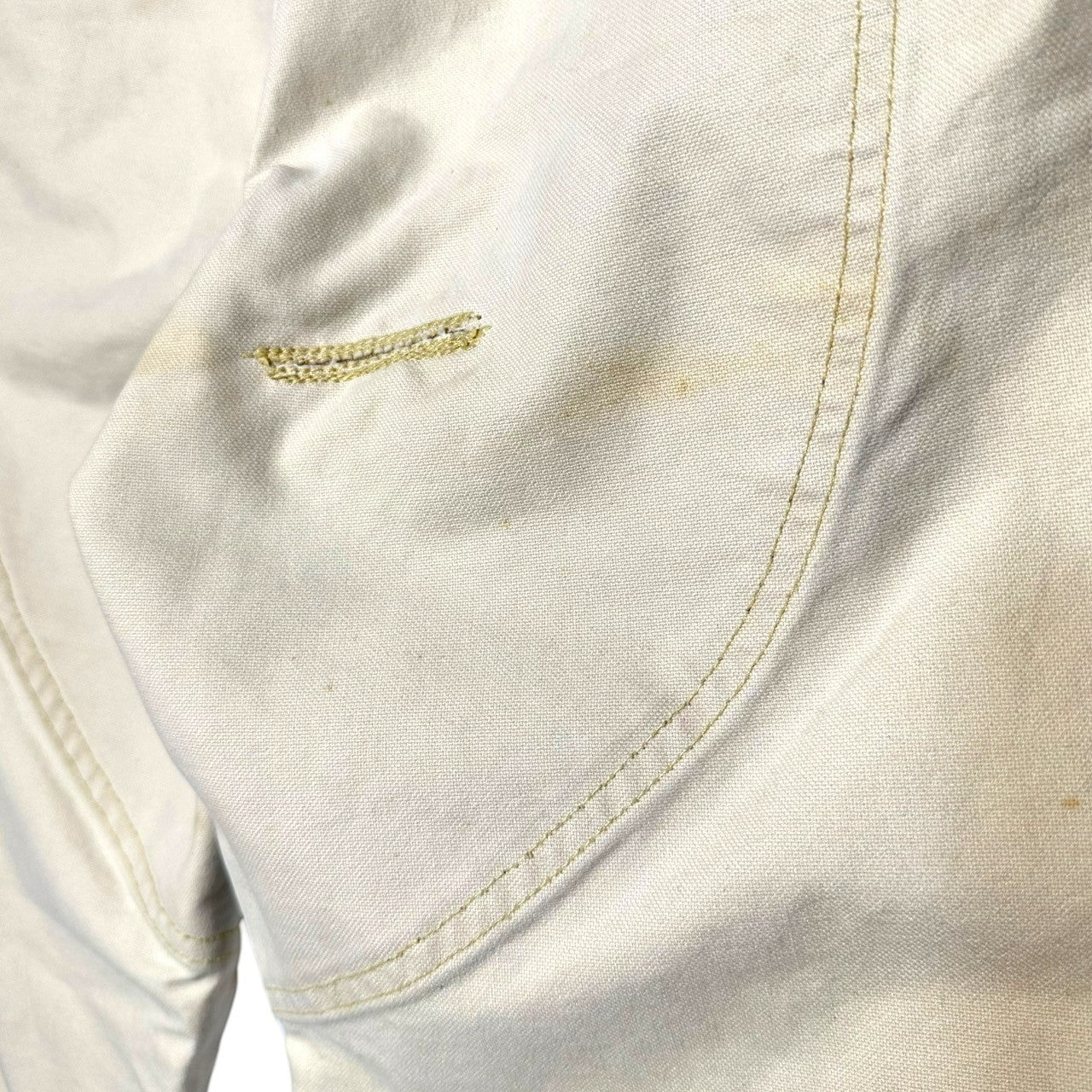 POLO RALPH LAUREN(ポロラルフローレン) Vintage Double Knee Painter Pants ヴィンテージ ダブルニー ペインター パンツ W34 アイボリー×カーキ