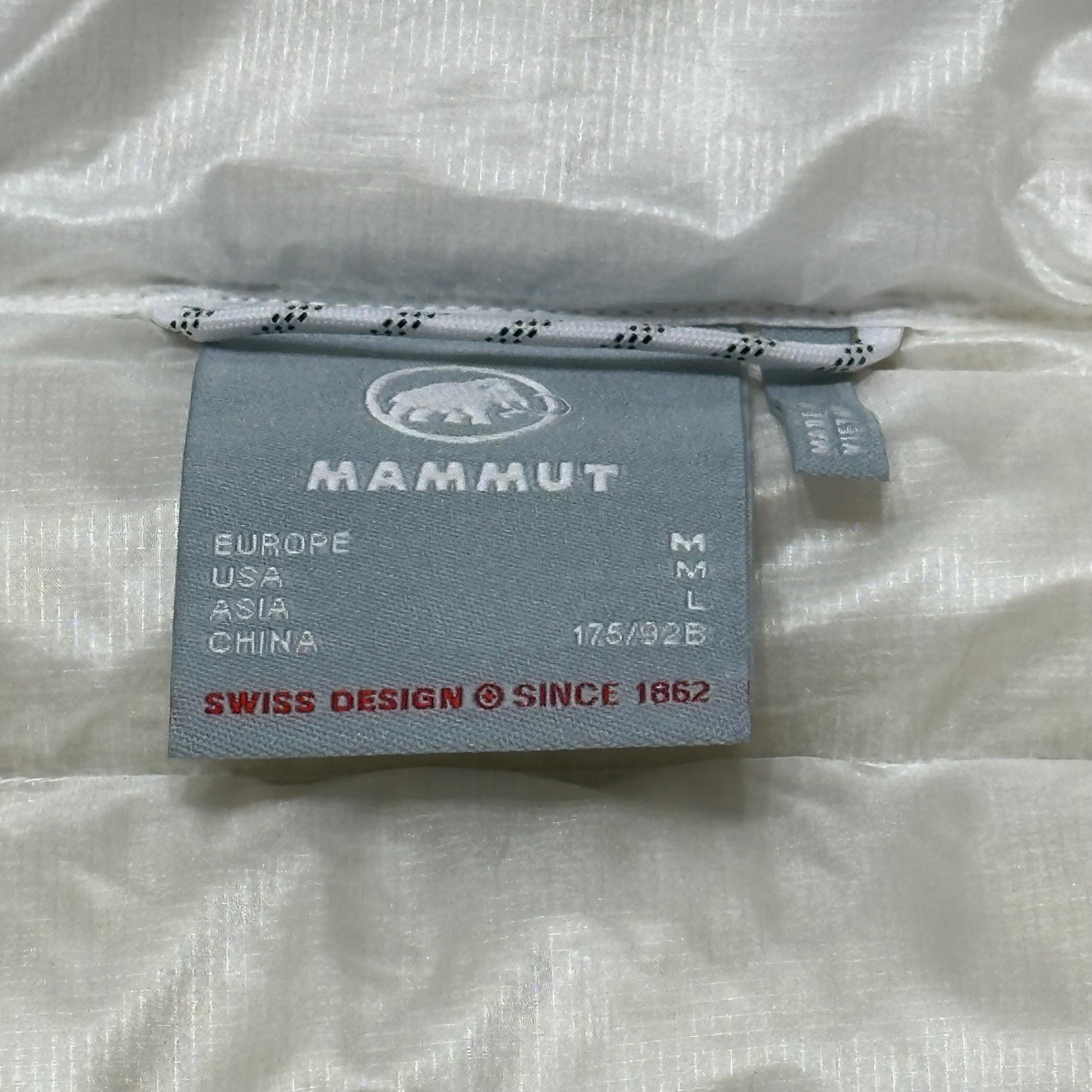 MAMMUT(マムート) Undyed Zip-In Jacket AF アンダイド ジップイン ジャケット アジアンフィット 1013-03990 L ホワイト