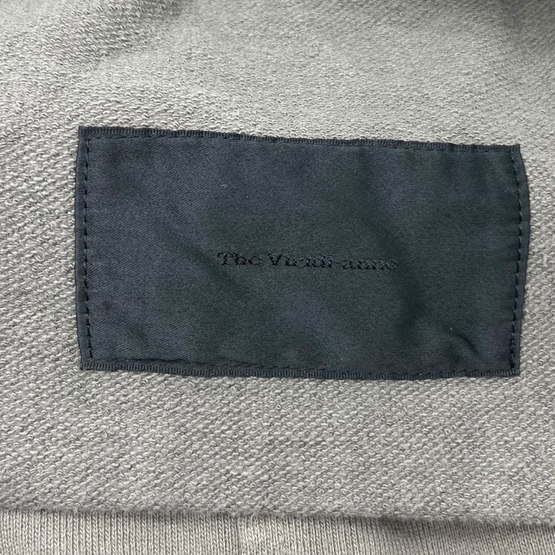 The Viridi-anne(ヴィリジアン) Zip hem gathered waist sweatpants 裾ジップ ウエスト ギャザー スウェット パンツ VI-1B99-04 1(S程度) グレー