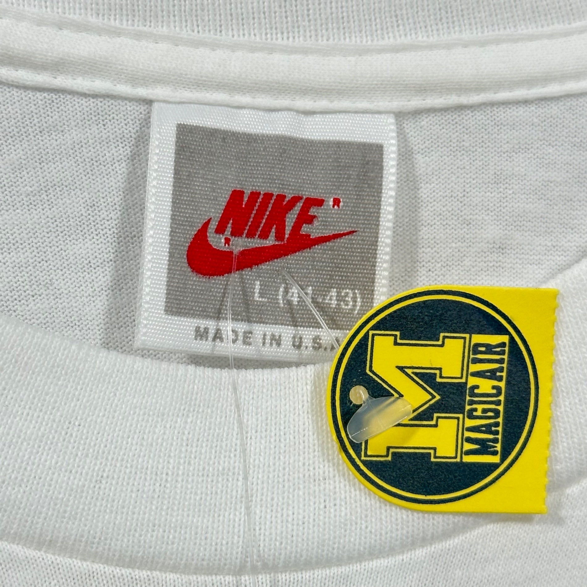 NIKE(ナイキ) 90's Michael Jordan & Spike Lee マイケル ジョーダン スパイク リー Tシャツ 1TAG L ホワイト 90年代 ヴィンテージ 銀タグ