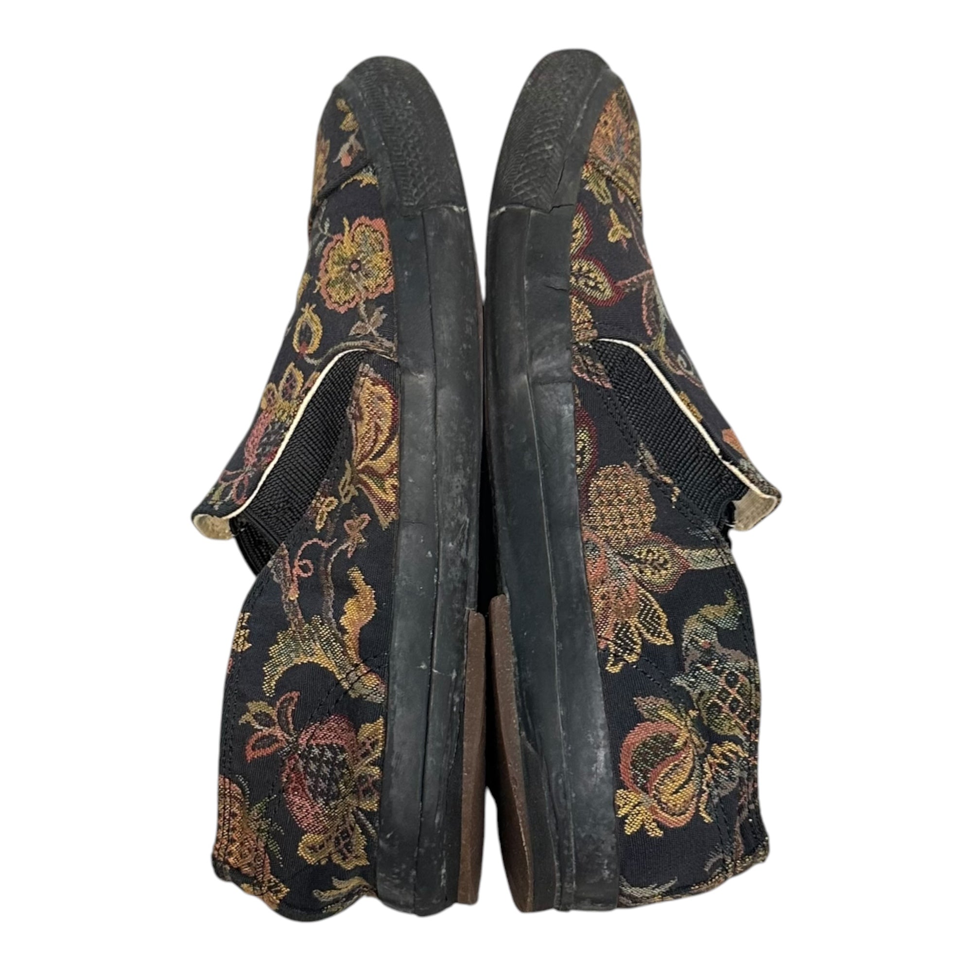 YOHJI YAMAMOTO POUR HOMME(ヨウジヤマモトプールオム) Gobelin-Woven Slip-Ons ゴブラン織り スリッポン 4(XL) ブラック
