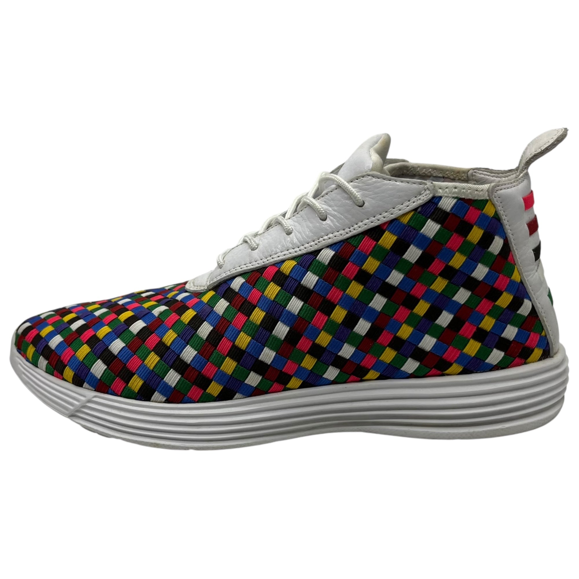 NIKE(ナイキ) LUNAR CHUKKA WOVEN+ ルナ チャッカ ウーブン 398475-100 27cm マルチカラー×ホワイト フライニット スニーカー SOPH