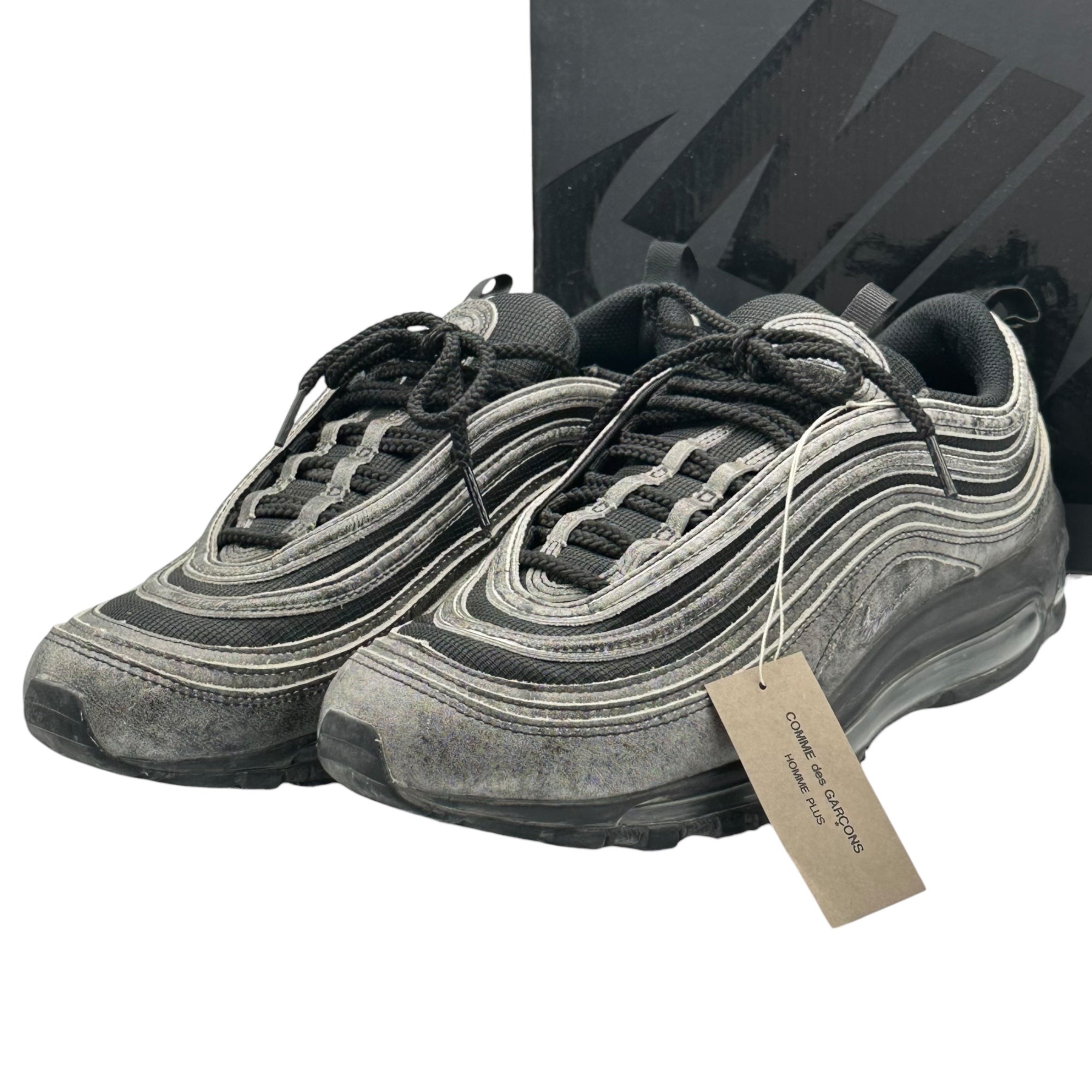 COMME des GARCONS HOMME PLUS × NIKE(コムデギャルソンオムプリュス × ナイキ) Collaboration Air Max 97 Sneakers コラボ  エアマックス 97 スニーカー  DX6932-002 28cm ブラック