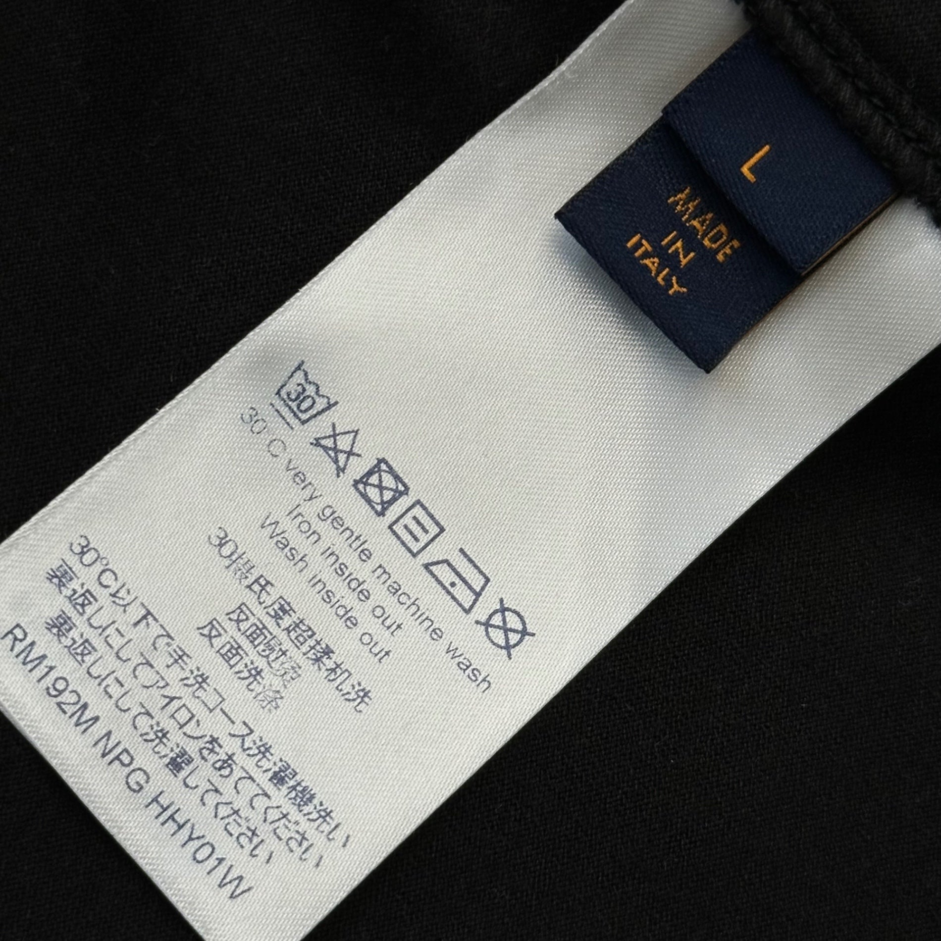 LOUIS VUITTON(ルイヴィトン) Holy Mountain Print Tee ホーリー マウンテン Tシャツ HHY01W L ブラック
